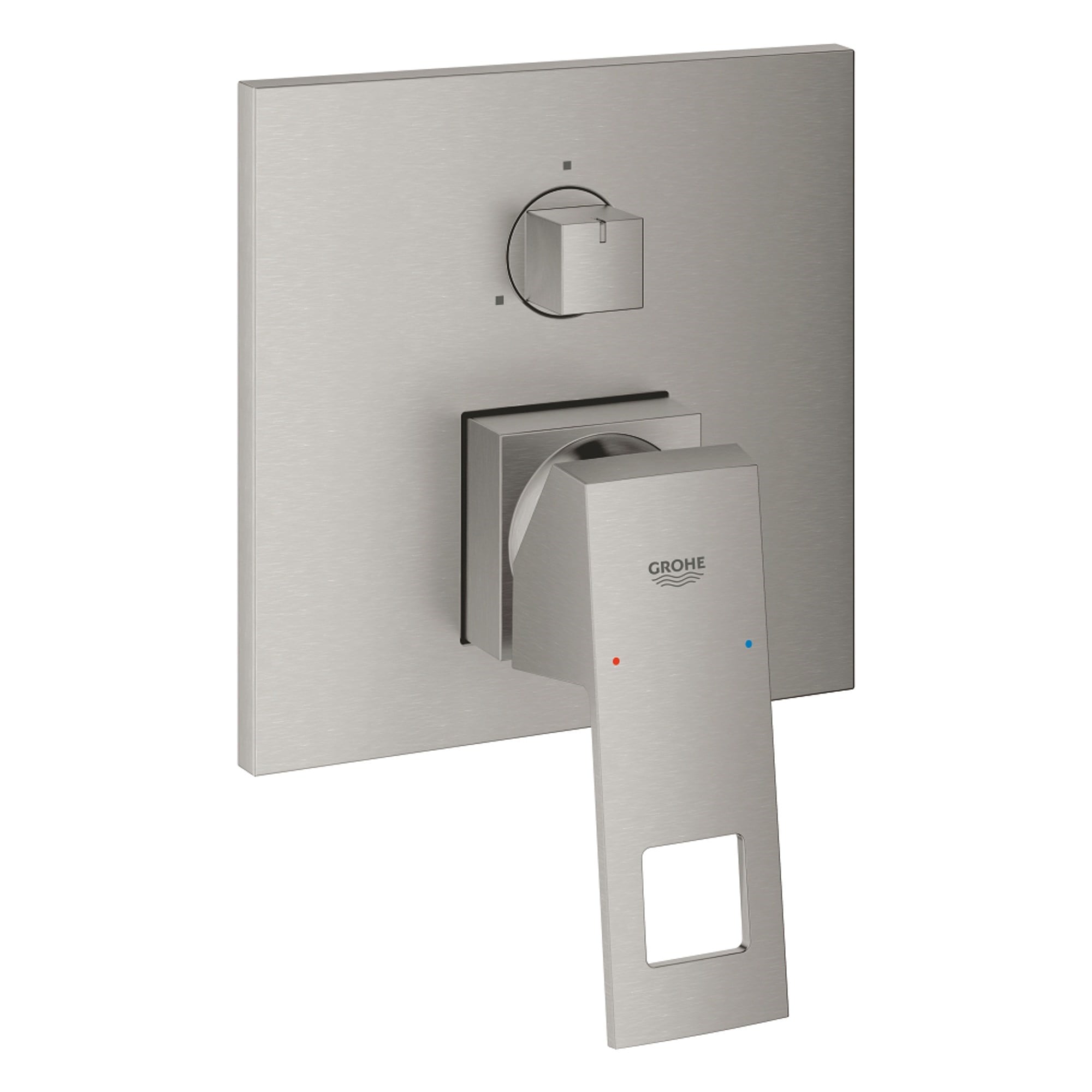 Grohe Eurocube 3 Yollu Yönlendiricili Batarya Paslanmaz Çelik 24094DC0