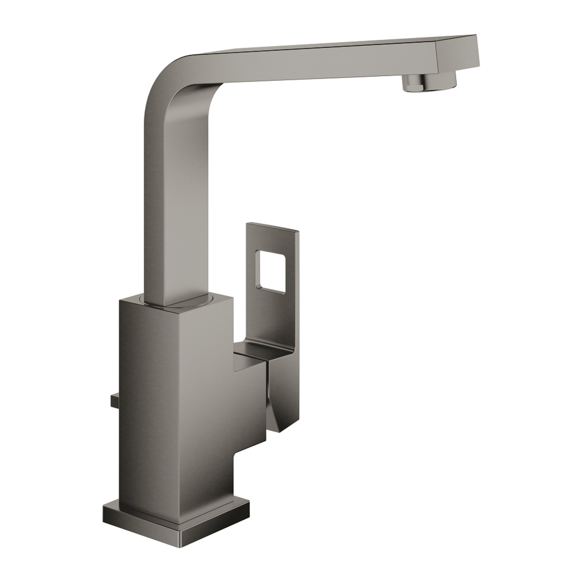 Grohe Eurocube Çanak Lavabo Bataryası (L Boy) Sifon Kumandalı Fırçalı Sert Grafit 23135AL0