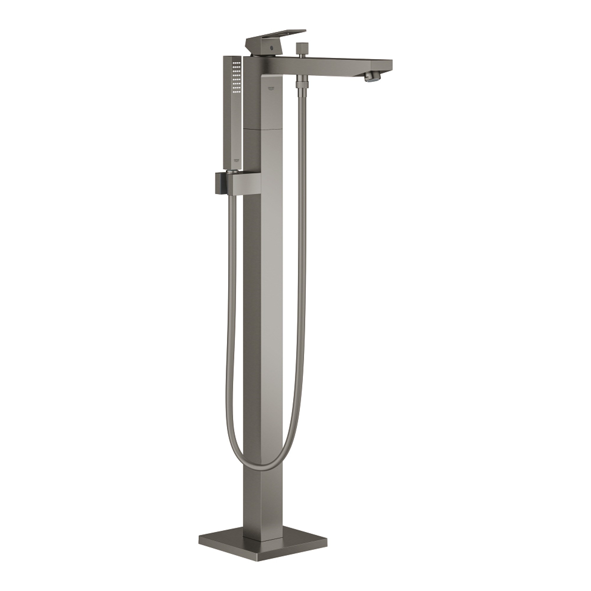 Grohe Eurocube Yerden Küvet Bataryası Fırçalı Sert Grafit 23672AL1
