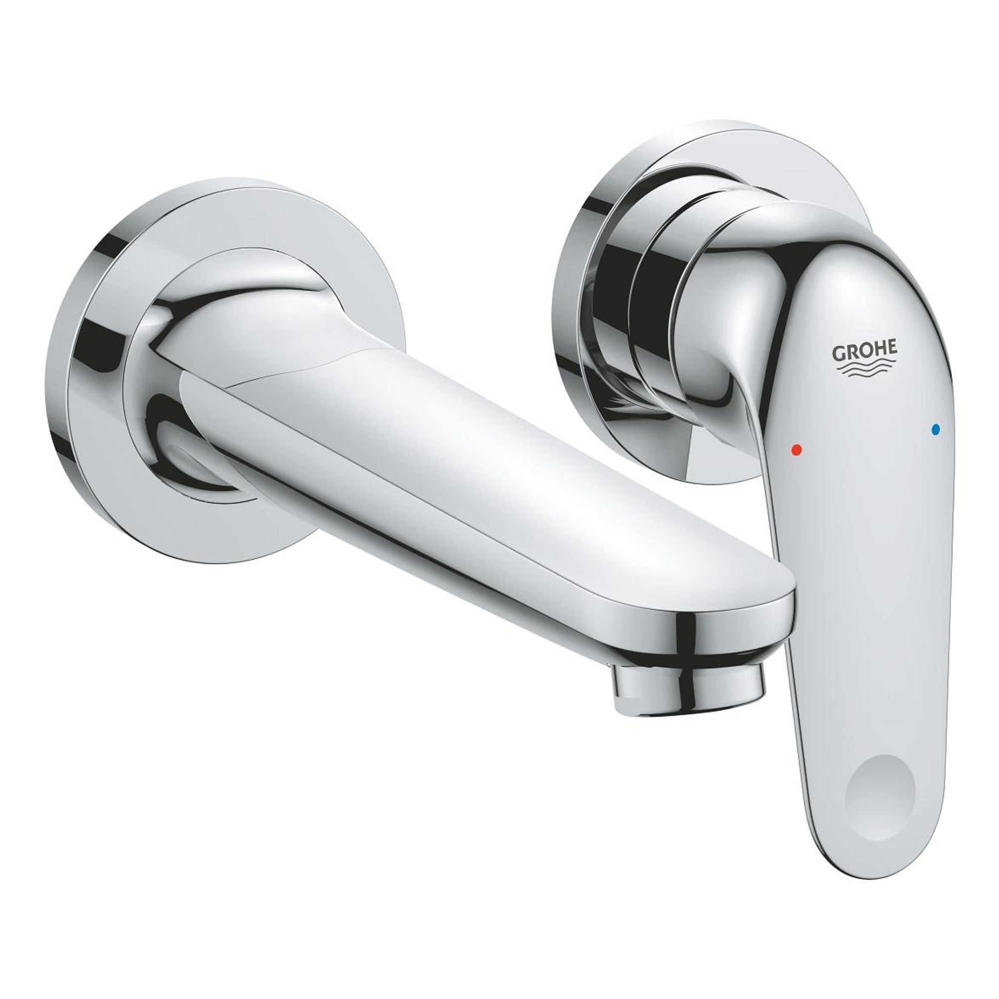 Grohe Euroeco 2 Delikli Ankastre Lavabo Bataryası (Sıva Üstü Grubu) Krom 24274001