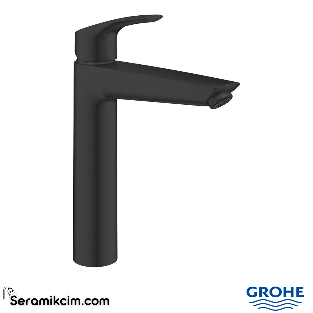 Grohe Eurosmart Çanak Lavabo Bataryası, Mat Siyah 239712433
