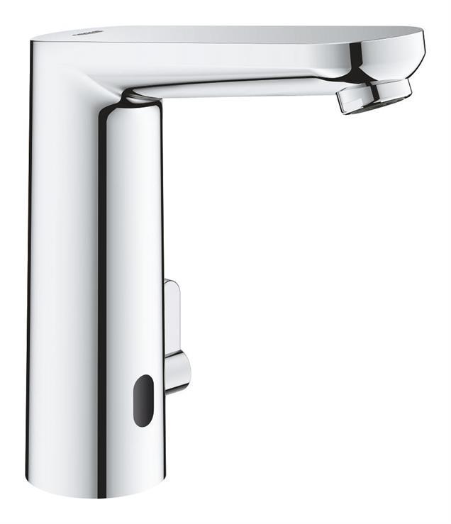 Grohe Eurosmart Cosmopolitan E Fotoselli Lavabo Bataryası (Elektrikli-, Çift Su Girişli) Ayarlanabilir sıcaklık sınırlayıcısı - 36421001