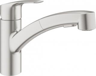 Grohe Eurosmart Spiralli Eviye Bataryası, Paslanmaz Çelik - 30305DC1