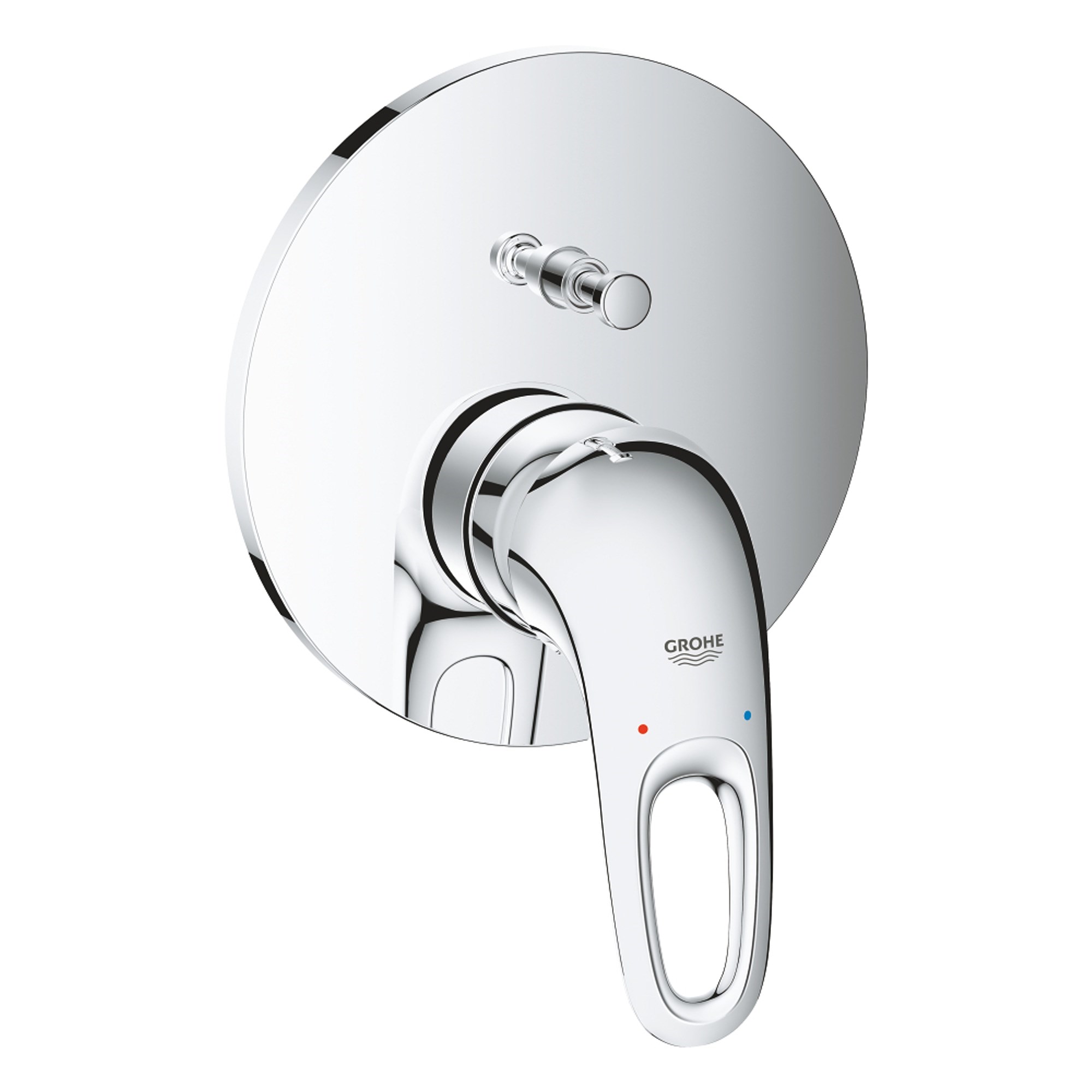 Grohe Eurostyle 2 Yollu Yönlendiricili Batarya Krom 24049003