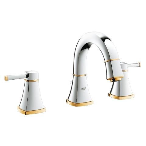 Grohe Grandera 3 Delikli Ankastre Lavabo Bataryası Krom-Altın 20417IG0 - 20417IG0