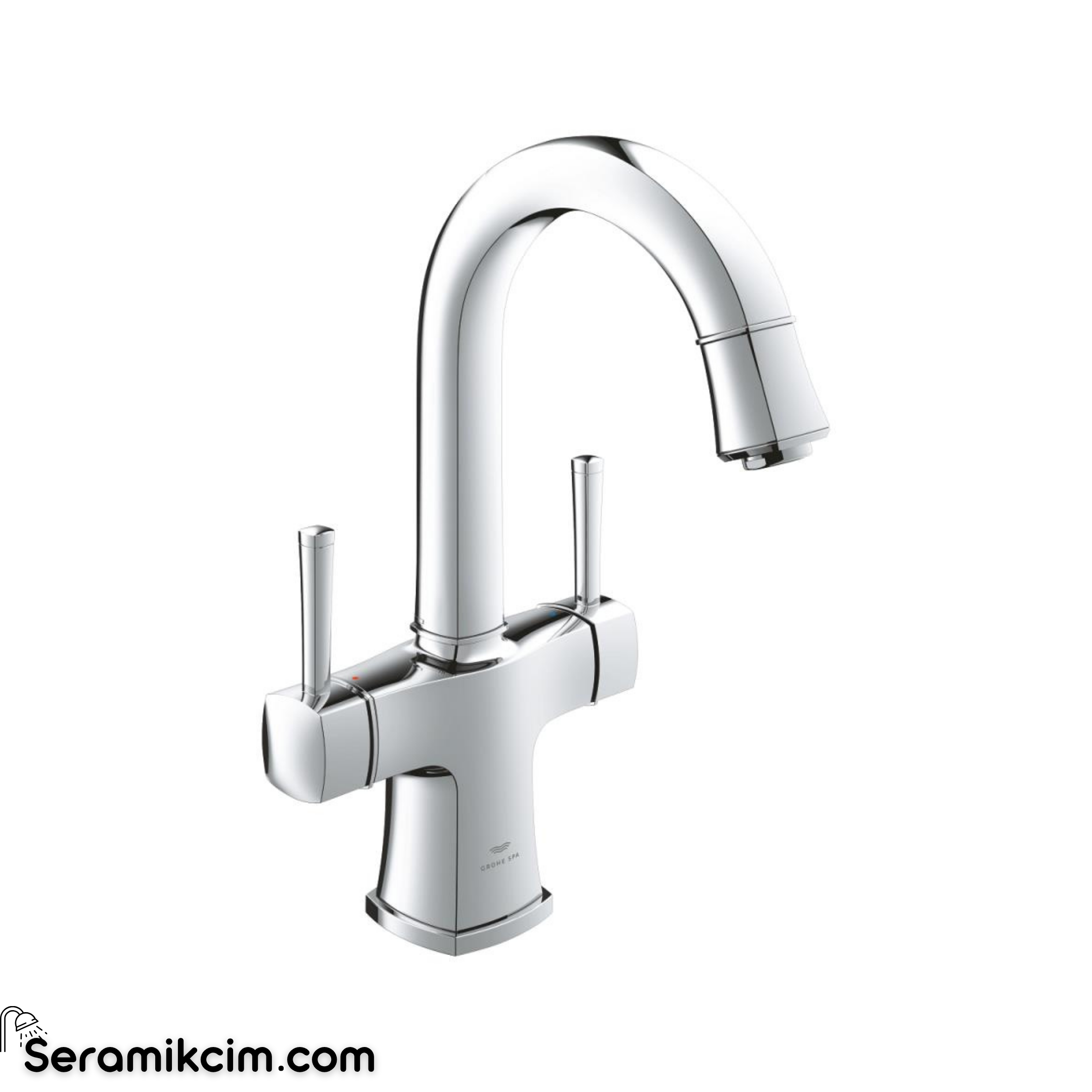 Grohe Grandera Tek delikli lavabo bataryası 1/2