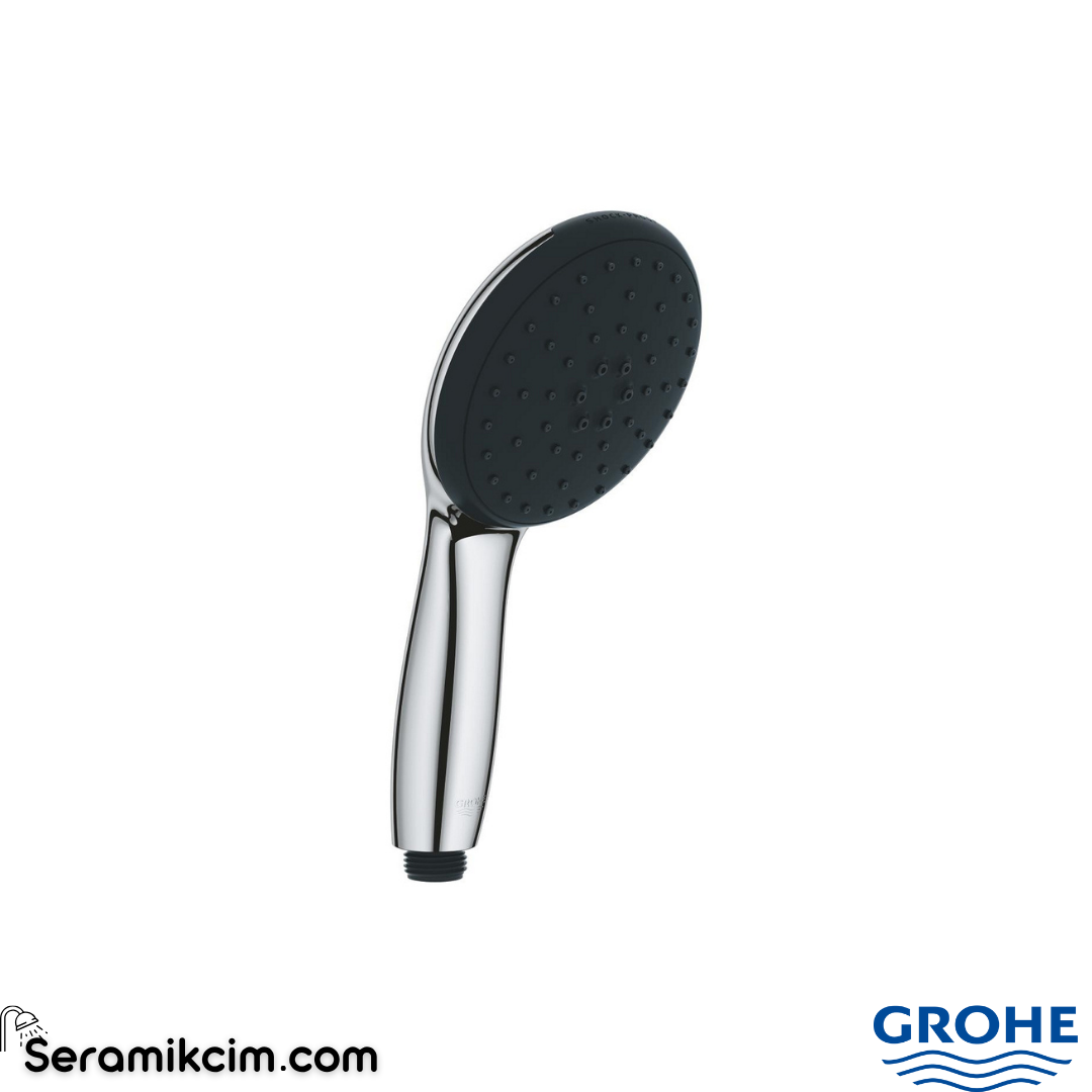 Grohe Grohe Purefoam 110 El Duşu 2 Fonksiyonlu Krom Siyah 1072990000