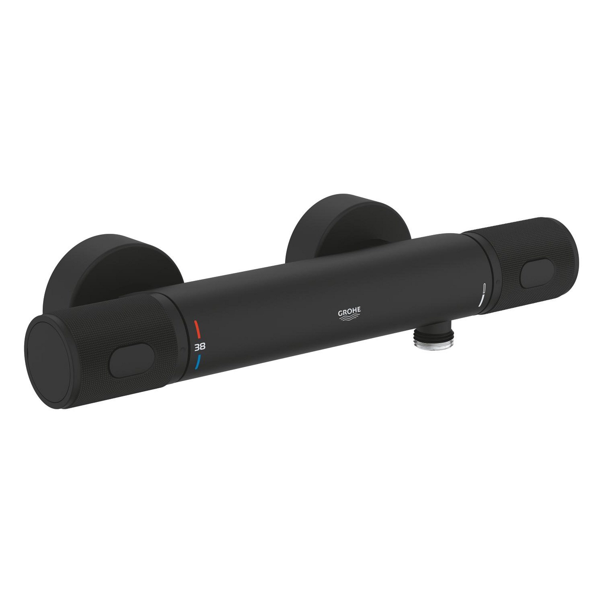 Grohe Grohtherm 1000 Performance Termostatik Duş Bataryası Phantom Black Siyah 34827KF0