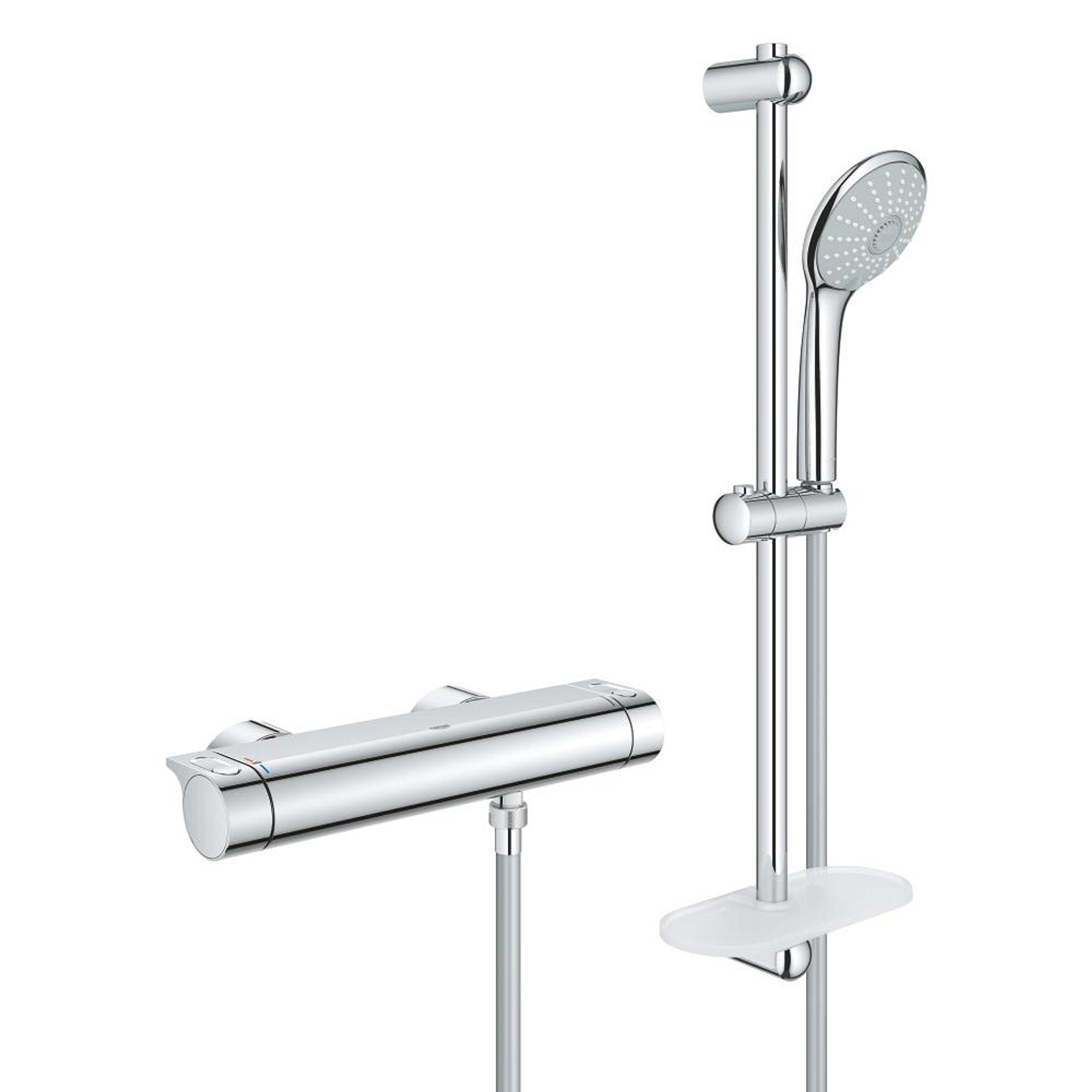 Grohe Grohtherm 2000 Termostatik Duş Bataryası Duş Setli Krom 34195001
