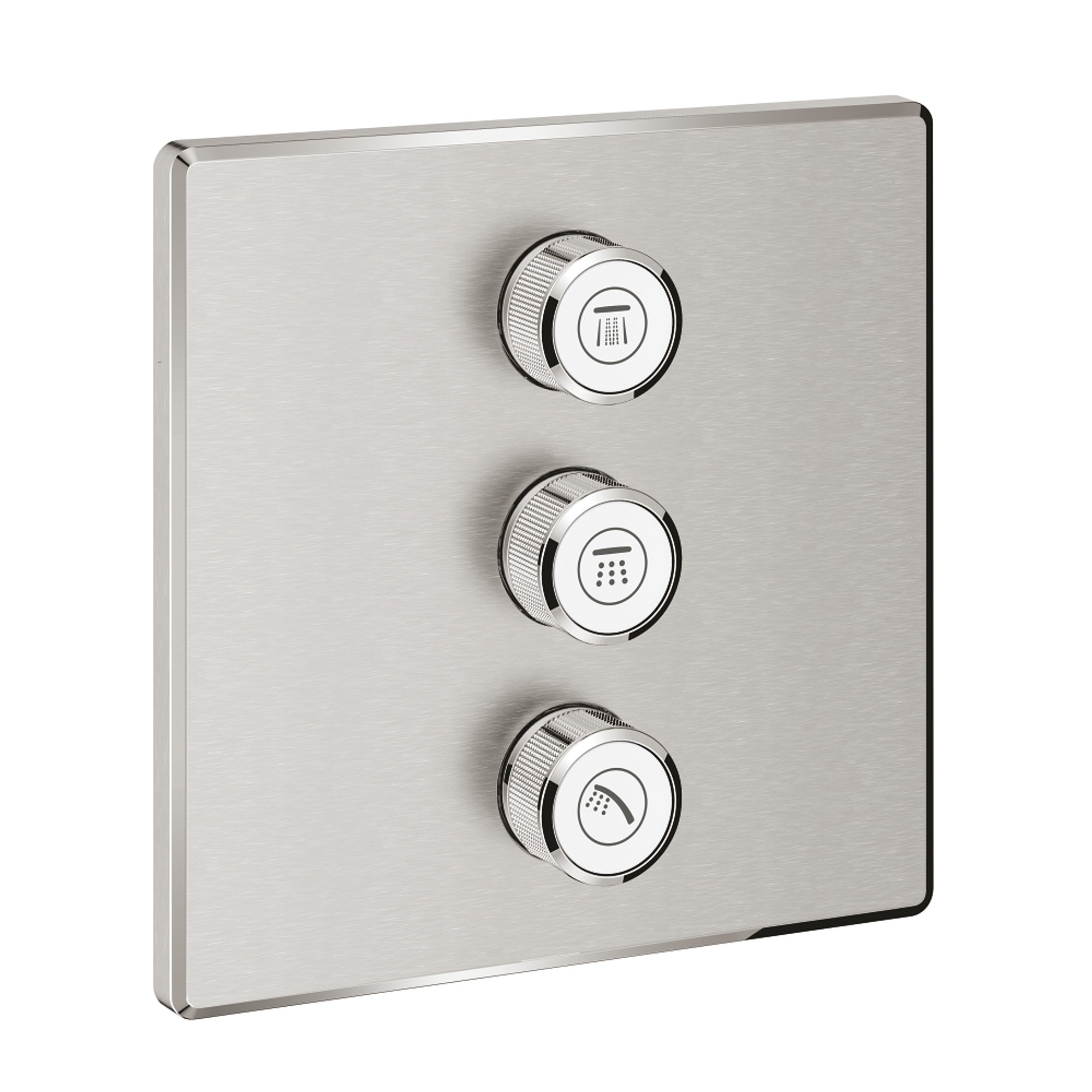 Grohe Grohtherm SmartControl 3 Çıkışlı Debi Kontrolü Sıva Üstü Grubu Paslanmaz Çelik 29127DC0