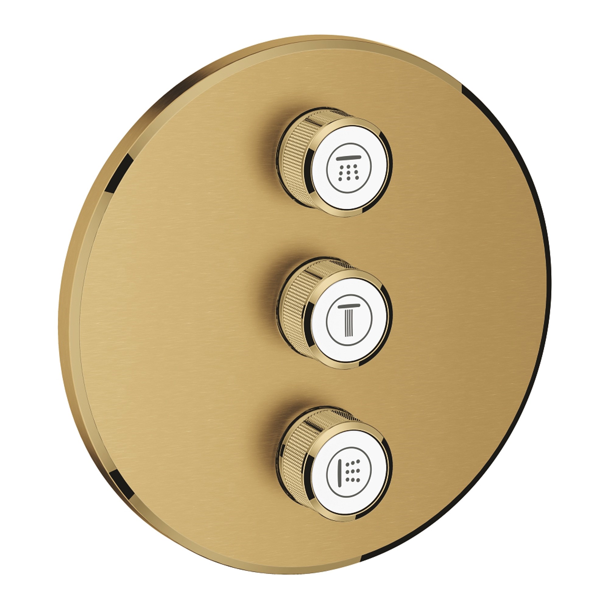 Grohe Grohtherm SmartControl 3 Çıkışlı Debi Kontrolü Sıva Üstü Grubu Fırçalı Altın 29122GN0