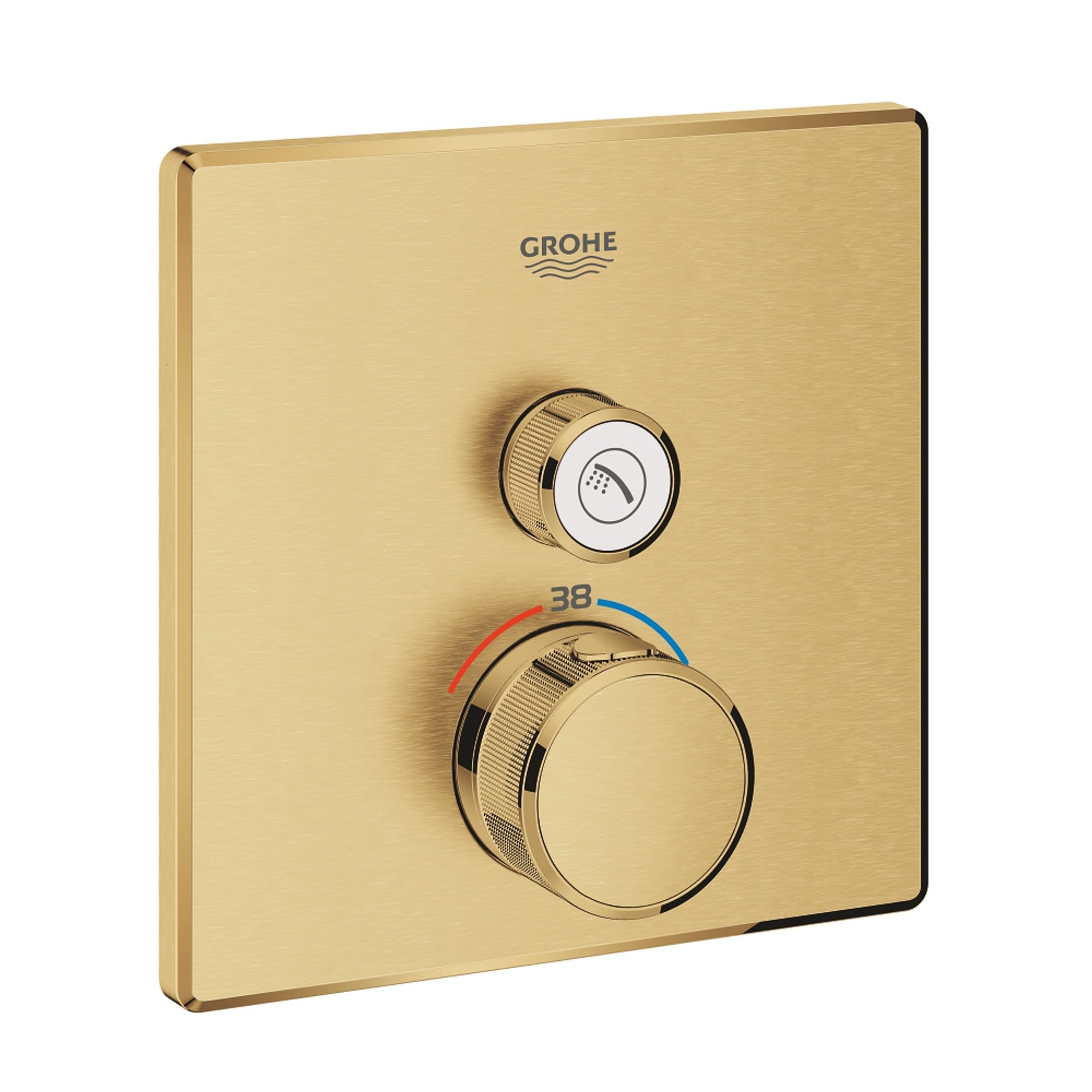 Grohe Grohtherm SmartControl Ankastre Termostatik Batarya 1 Vanalı Fırçalı Altın 29123GN0