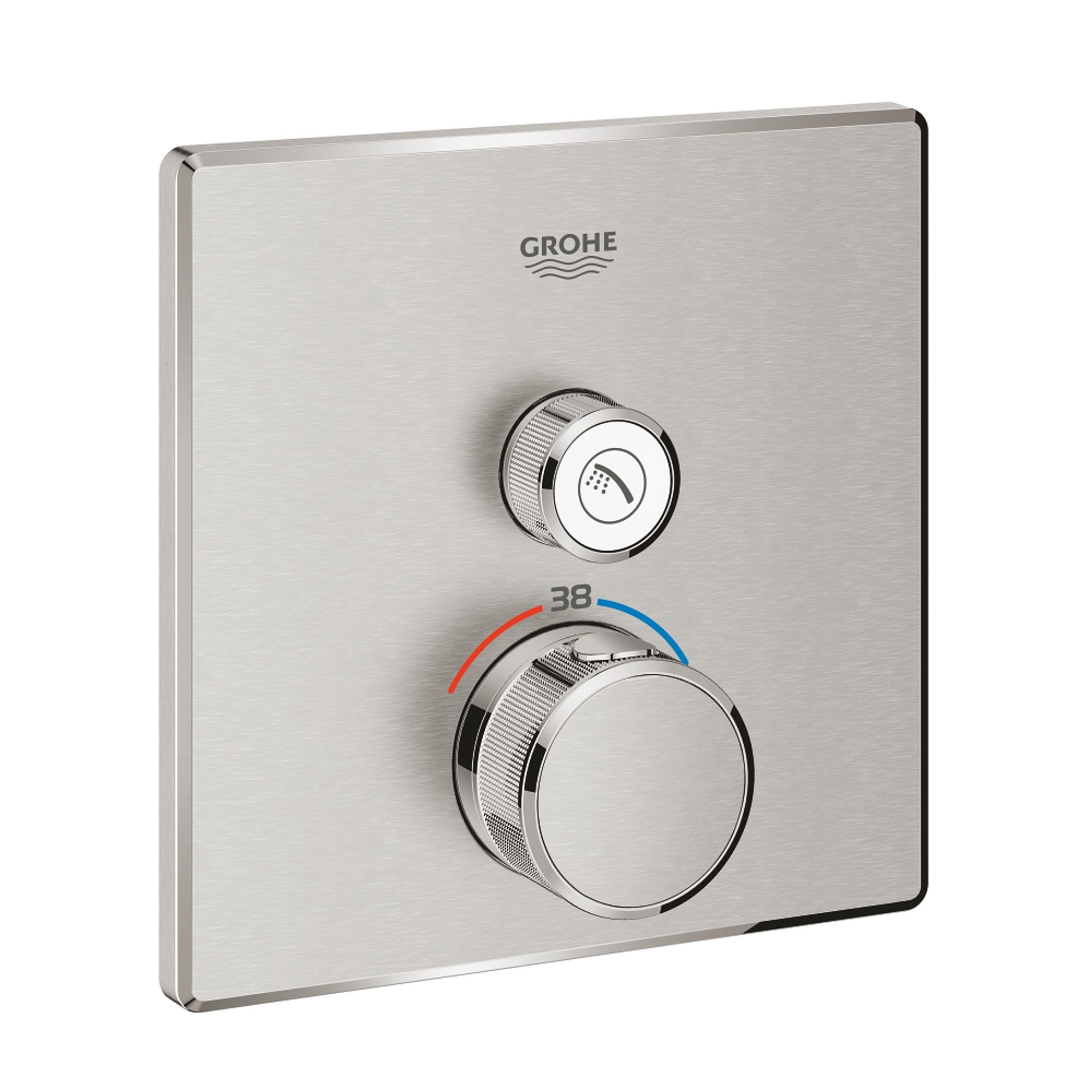 Grohe Grohtherm SmartControl Ankastre Termostatik Batarya 1 Vanalı Paslanmaz Çelik 29123DC0
