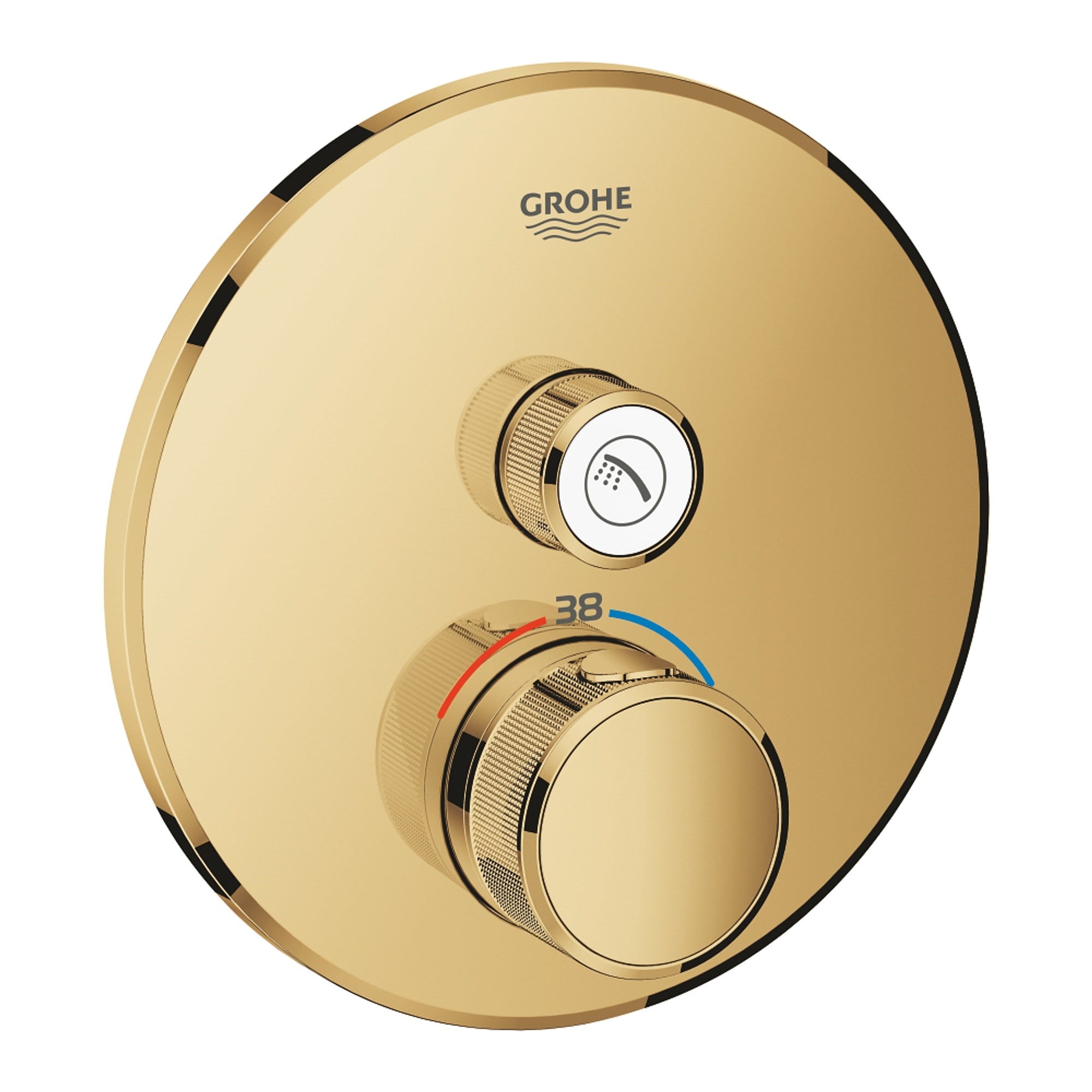 Grohe Grohtherm SmartControl Ankastre Termostatik Duş Bataryası (Sıva Üstü Grubu) Parlak Altın 29118GL0