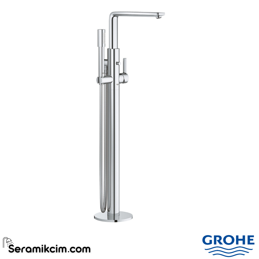 Grohe Lineare Ankastre Yerden Küvet Bataryası (Sıva Üstü Grubu) Krom 23792001 - 23792001