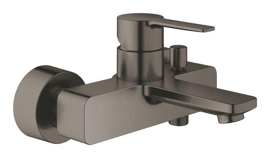 Grohe Lineare Banyo Bataryası, Fırçalı Sert Grafit - 33849AL1 - 33849AL1