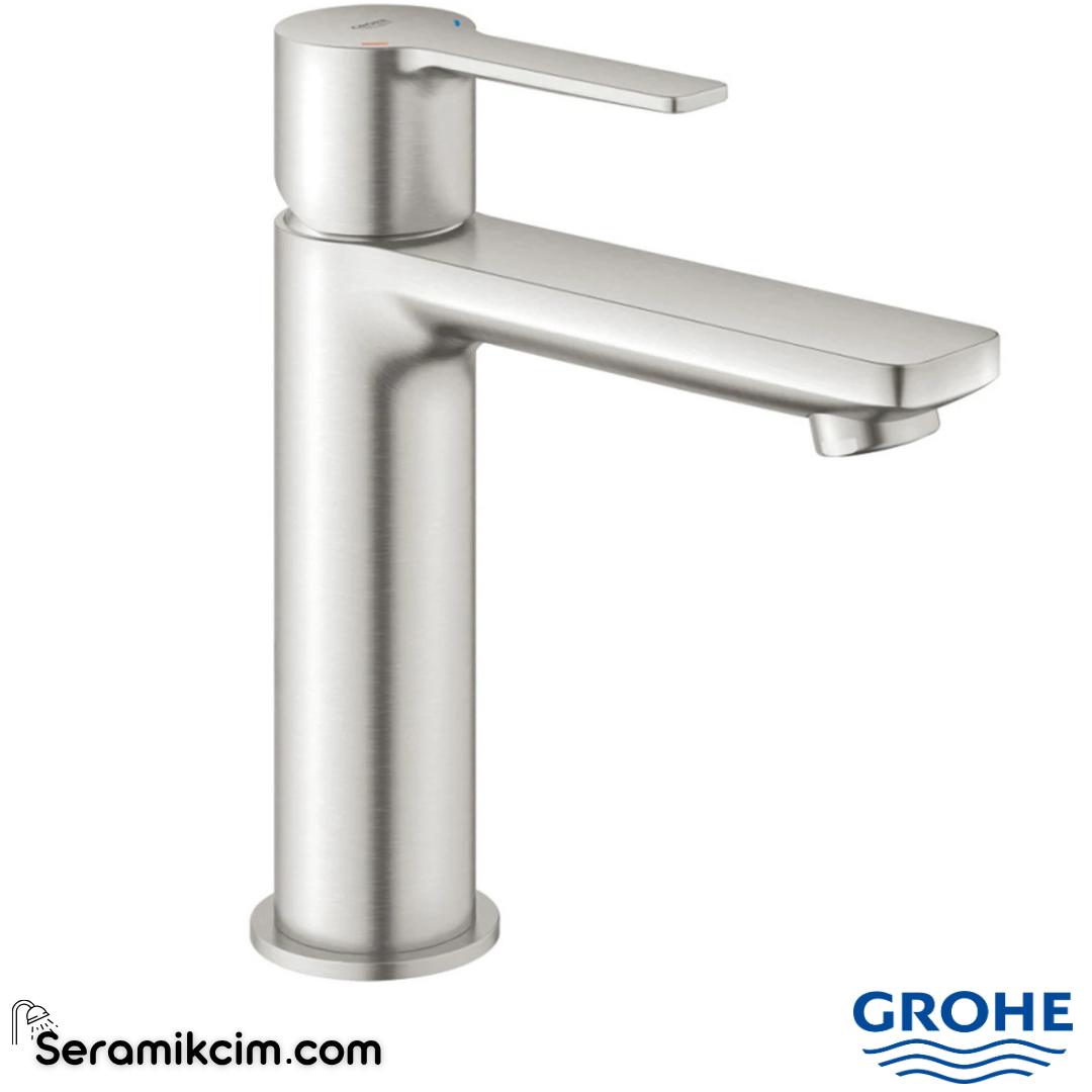 Grohe Lineare Lavabo Bataryası, Paslanmaz Çelik 23106DC1 - 23106DC1