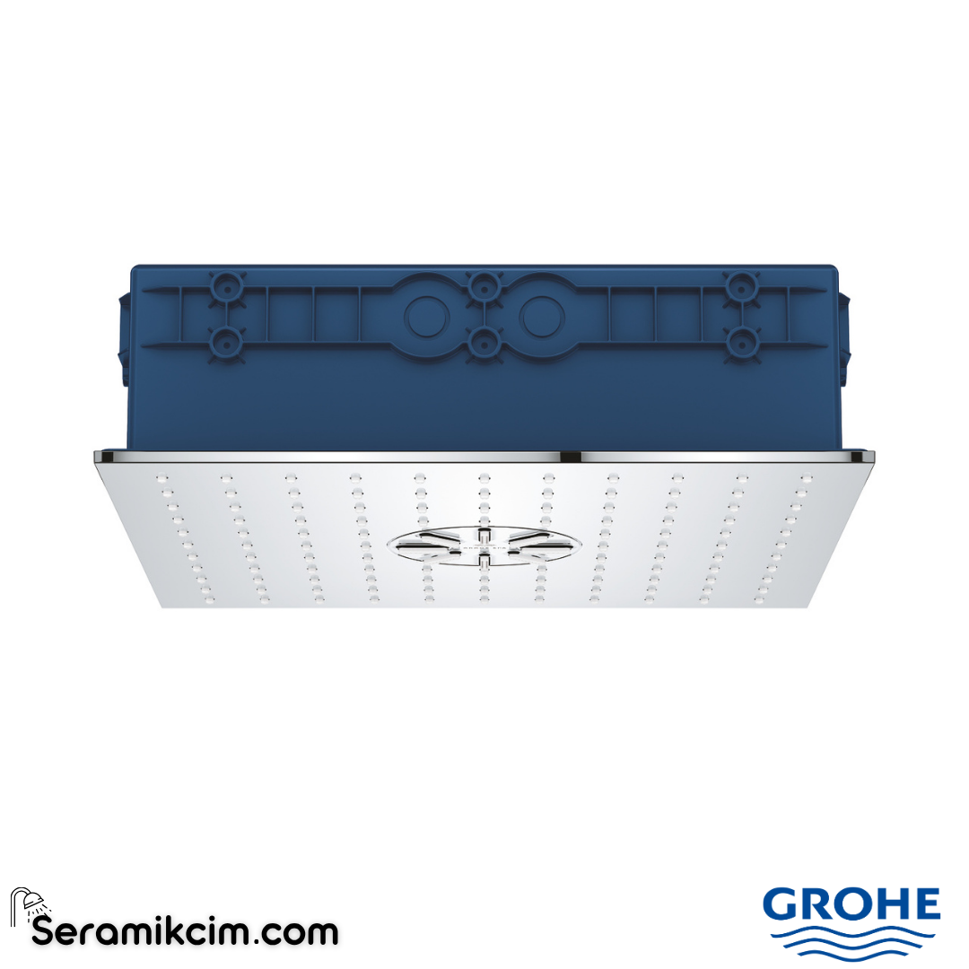 Grohe Rainshower Aqua Duo Ankastre Tepe Duşu, 2 Fonksiyonlu (Sıva Altı Dahil) Krom 26733000
