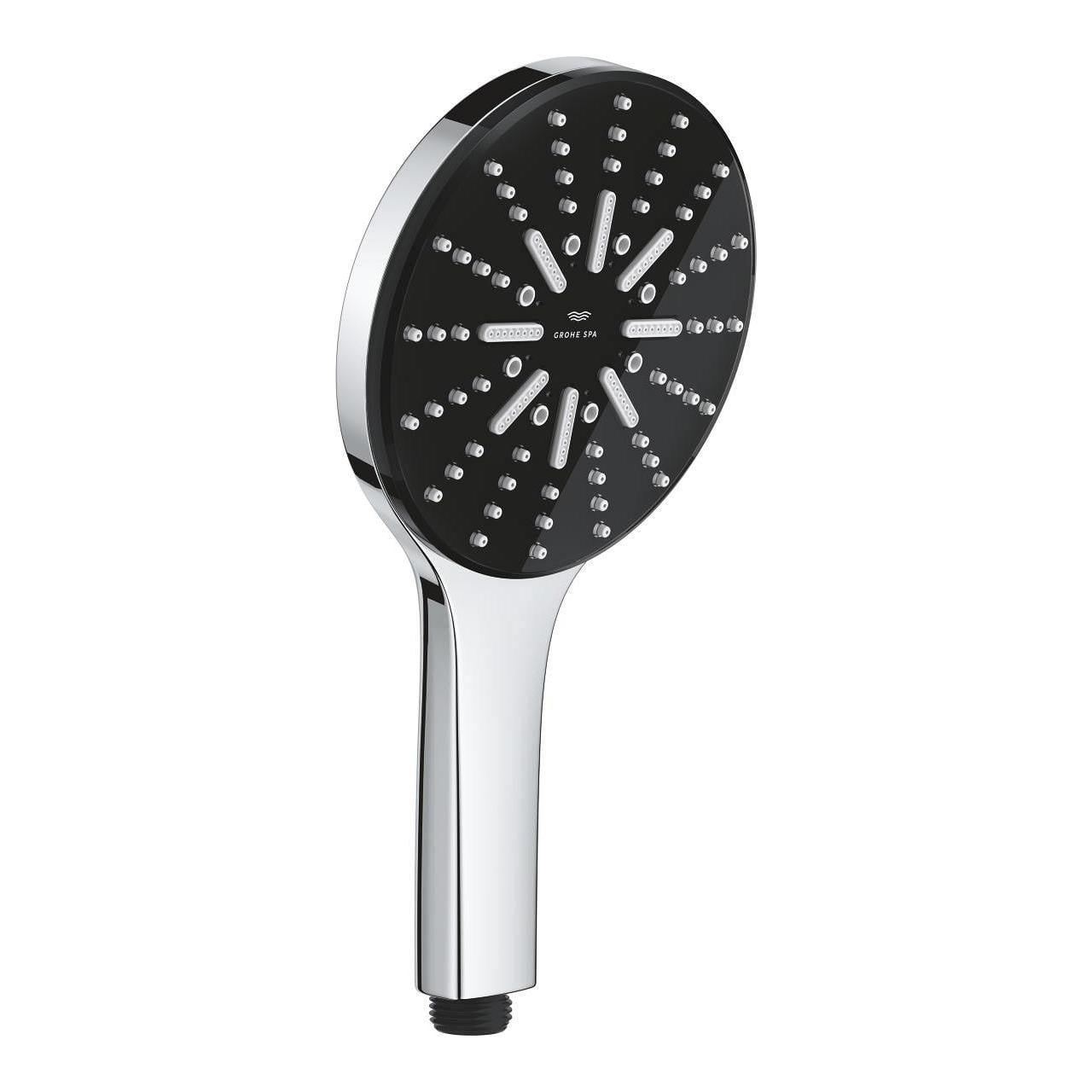 Grohe RainShower Aqua El Duşu, 3 Akışlı, Siyah-Krom 101676KI00