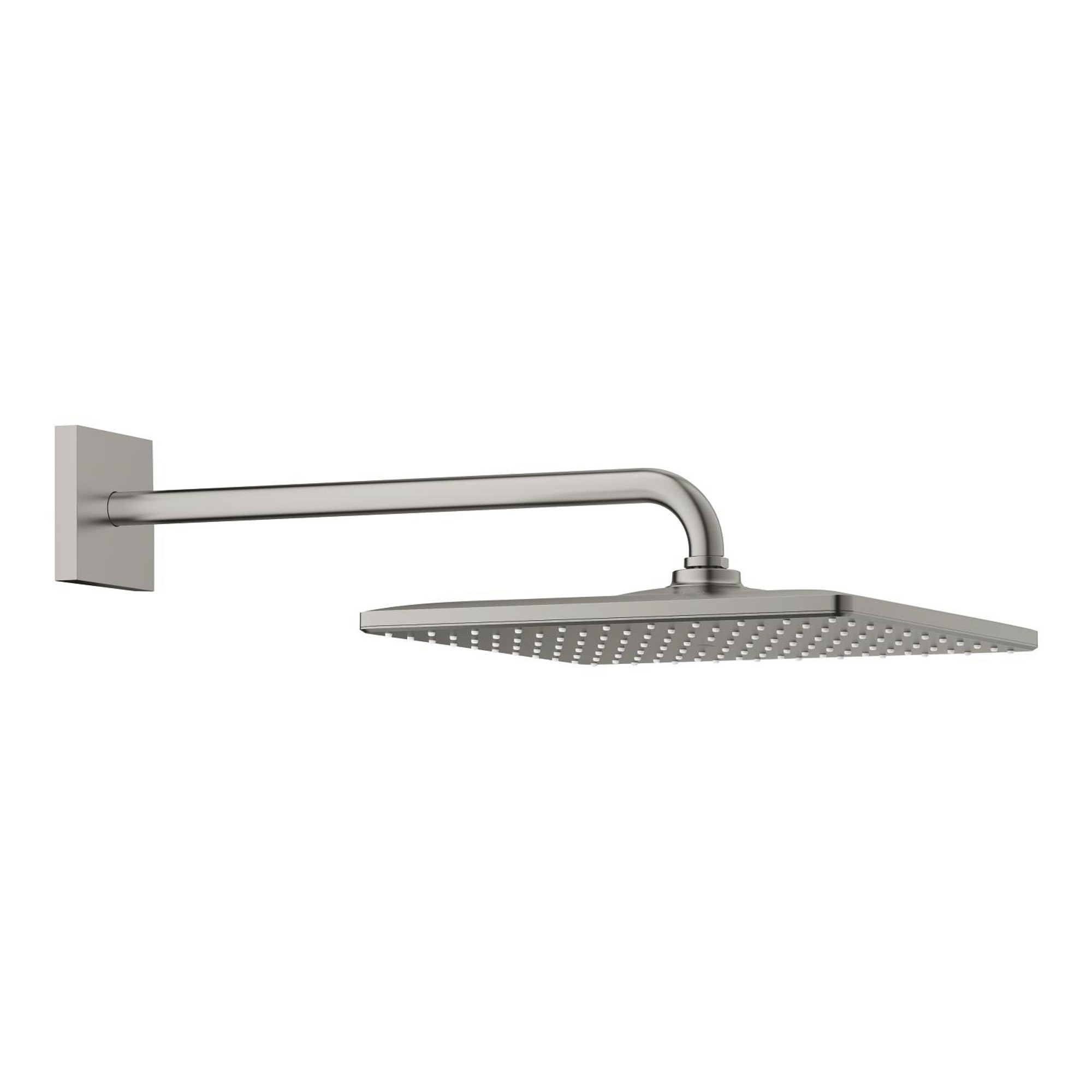 Grohe Rainshower Mono 310 Cube Tepe Duşu Seti 1 Fonksiyonlu Saten Çelik (Satin Steel) 26564MS0