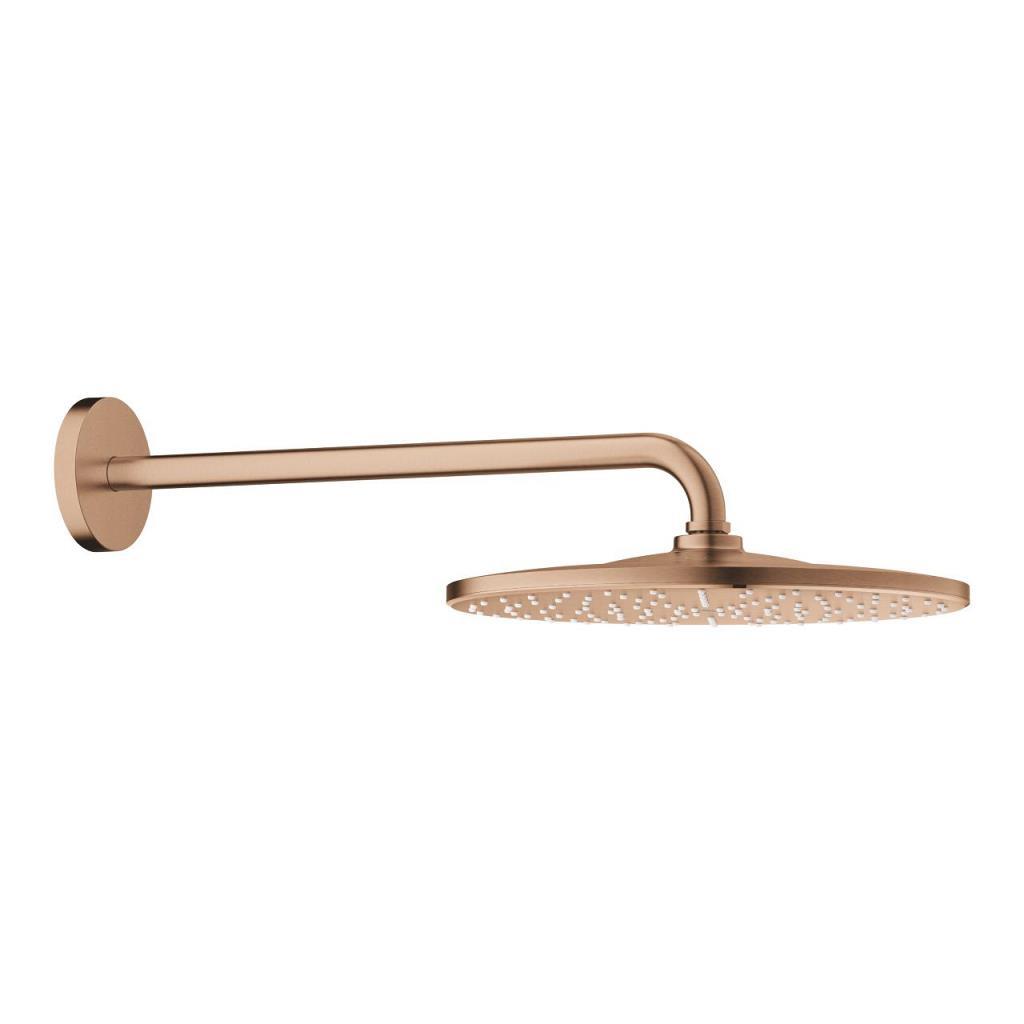 Grohe Rainshower Mono 310 Tepe Duşu Seti, 31 cm, Fırçalı Bakır 26558DL0