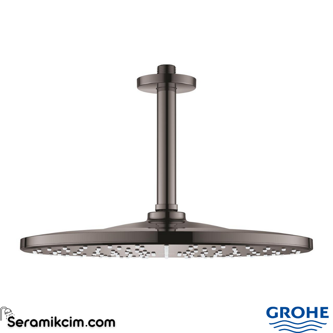 Grohe Rainshower Mono 310 Tepe Duşu Set Tavandan Sert Grafit 26560A00