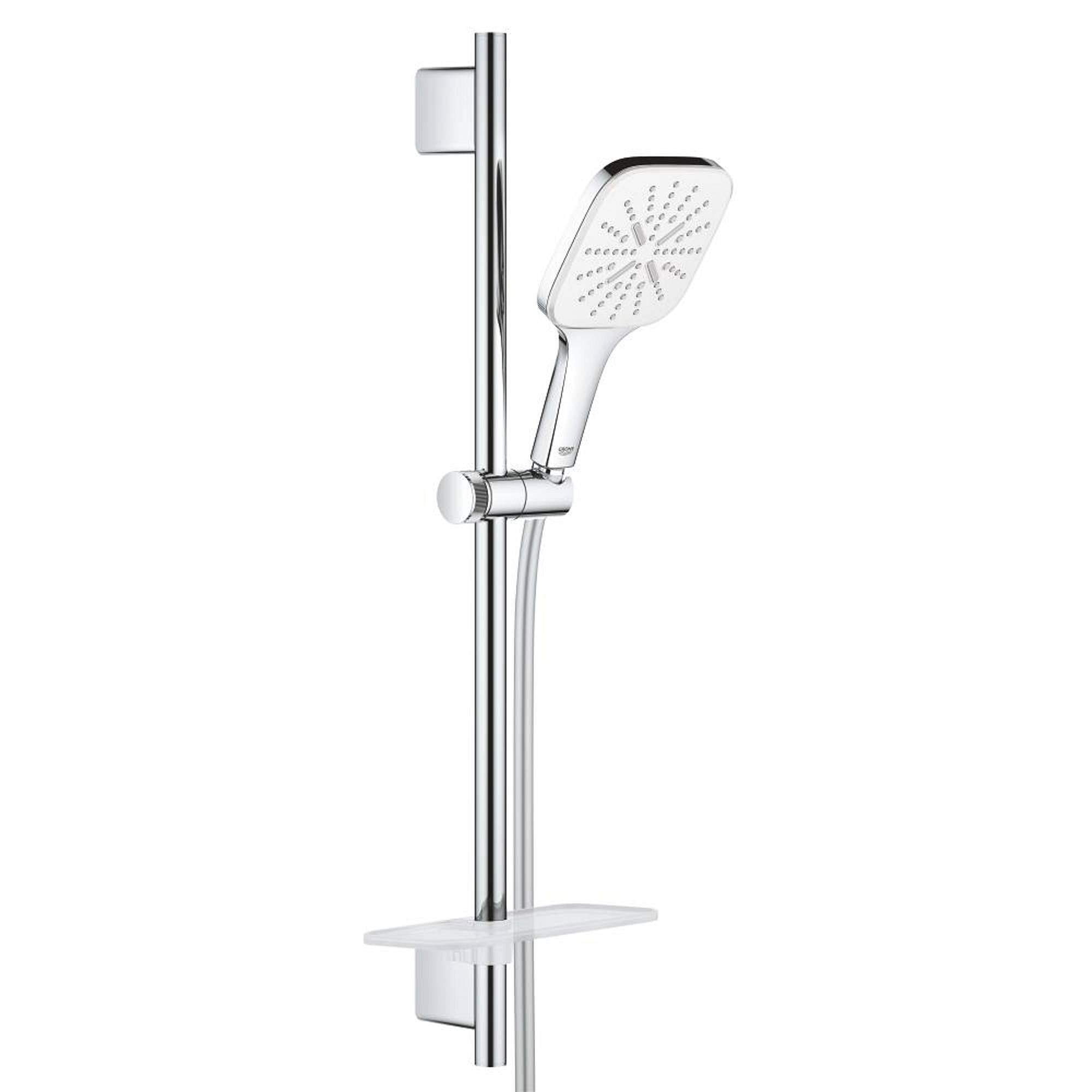 Grohe Rainshower SmartActive 130 Cube Sürgülü Duş Seti 3 Fonksiyonlu Beyaz 26584LS0