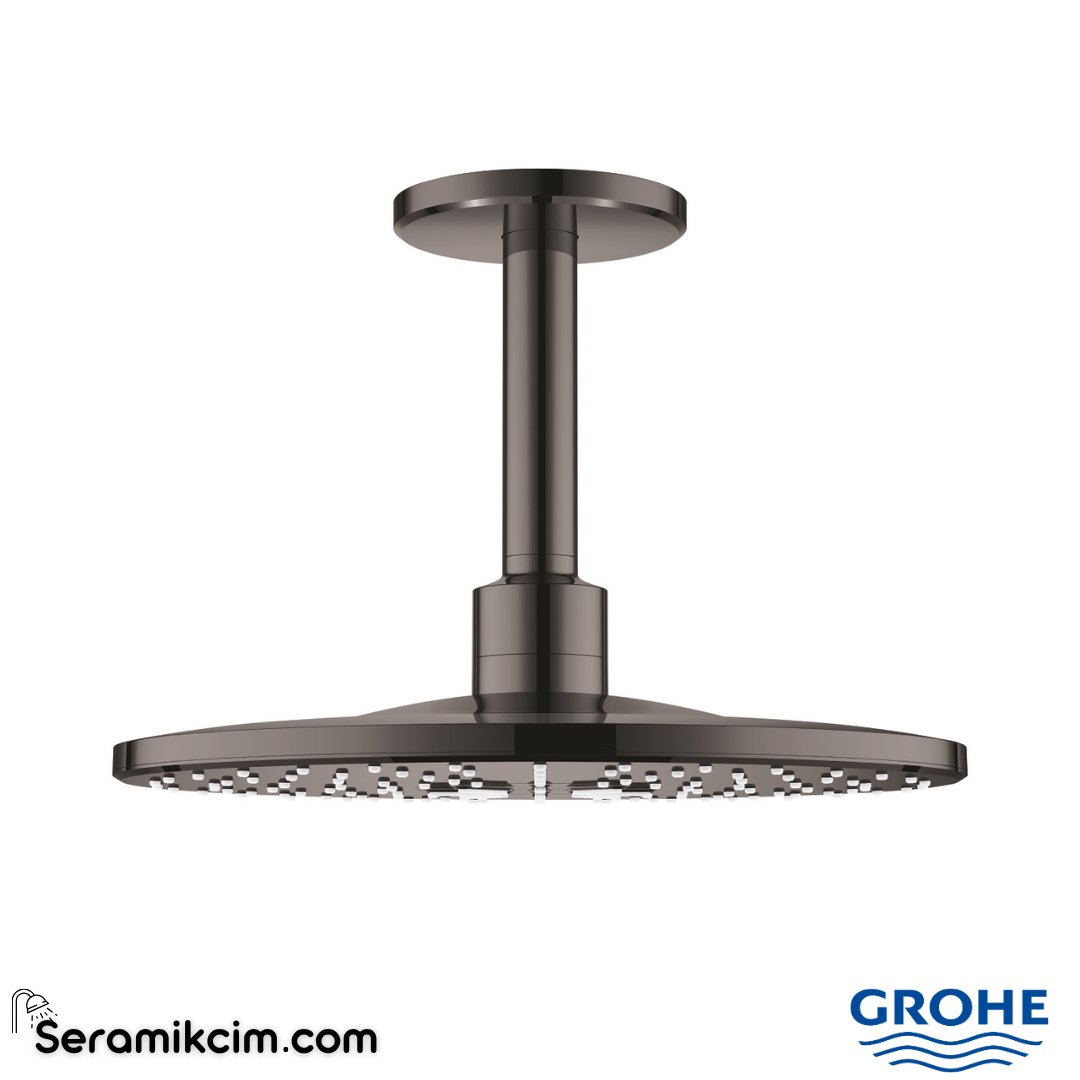 Grohe Rainshower SmartActive 310 Tepe Duşu Seti, 31 cm, Sert Grafit 26477A00