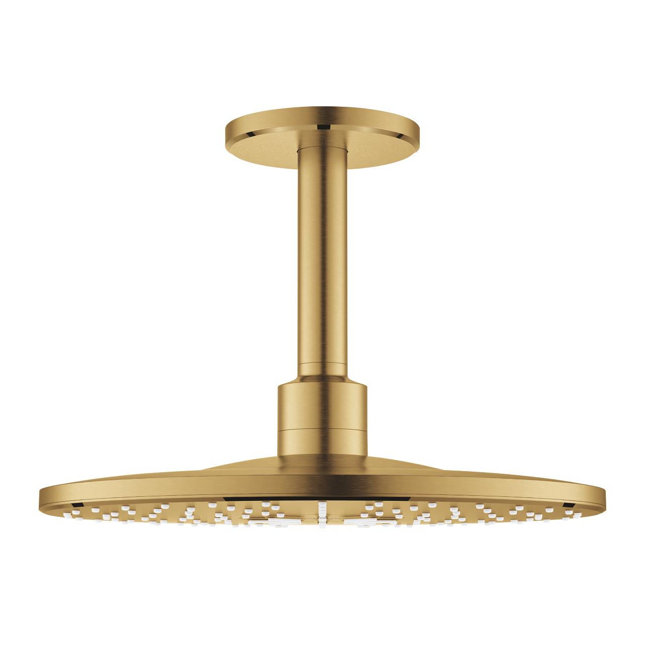 Grohe Rainshower SmartActive 310 Tepe Duşu Seti, 31 cm, Fırçalı Altın 26477GN0