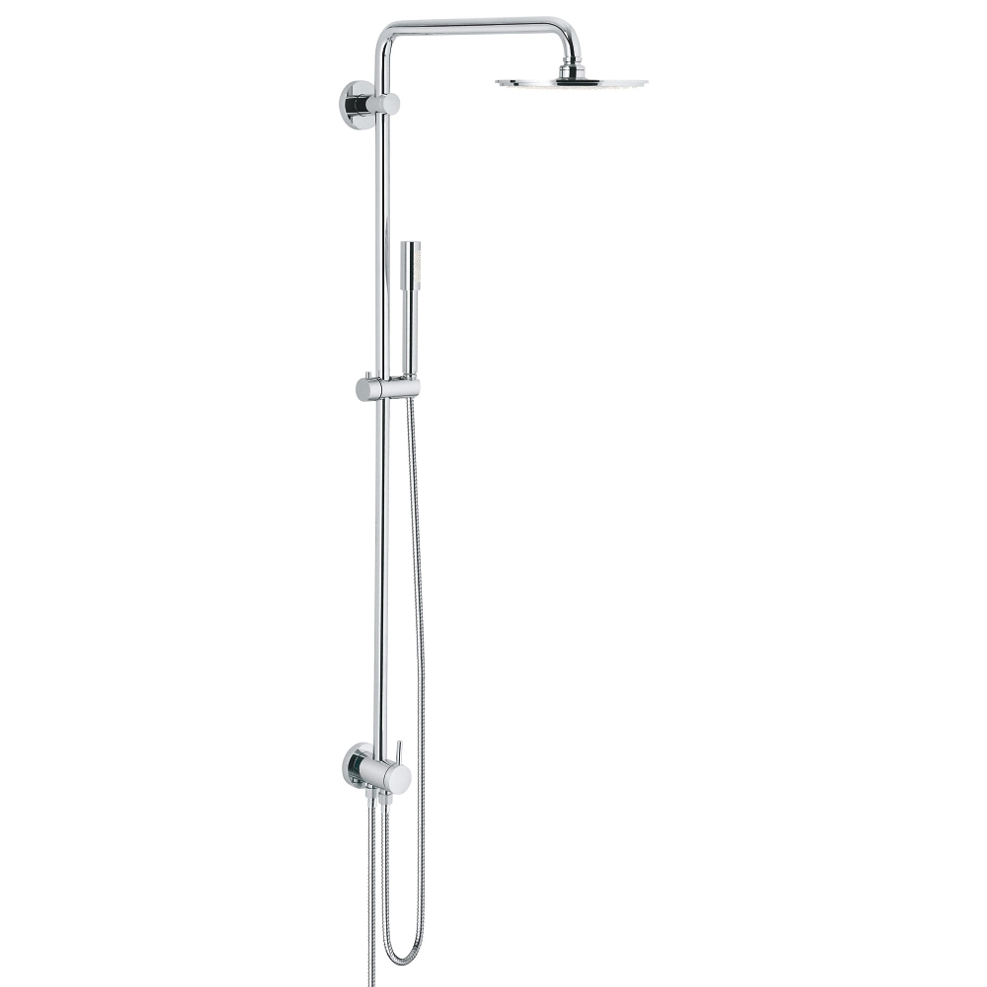 Grohe Rainshower System 210 Duvardan Yönlendiricili Duş Sistemi Krom 27058000