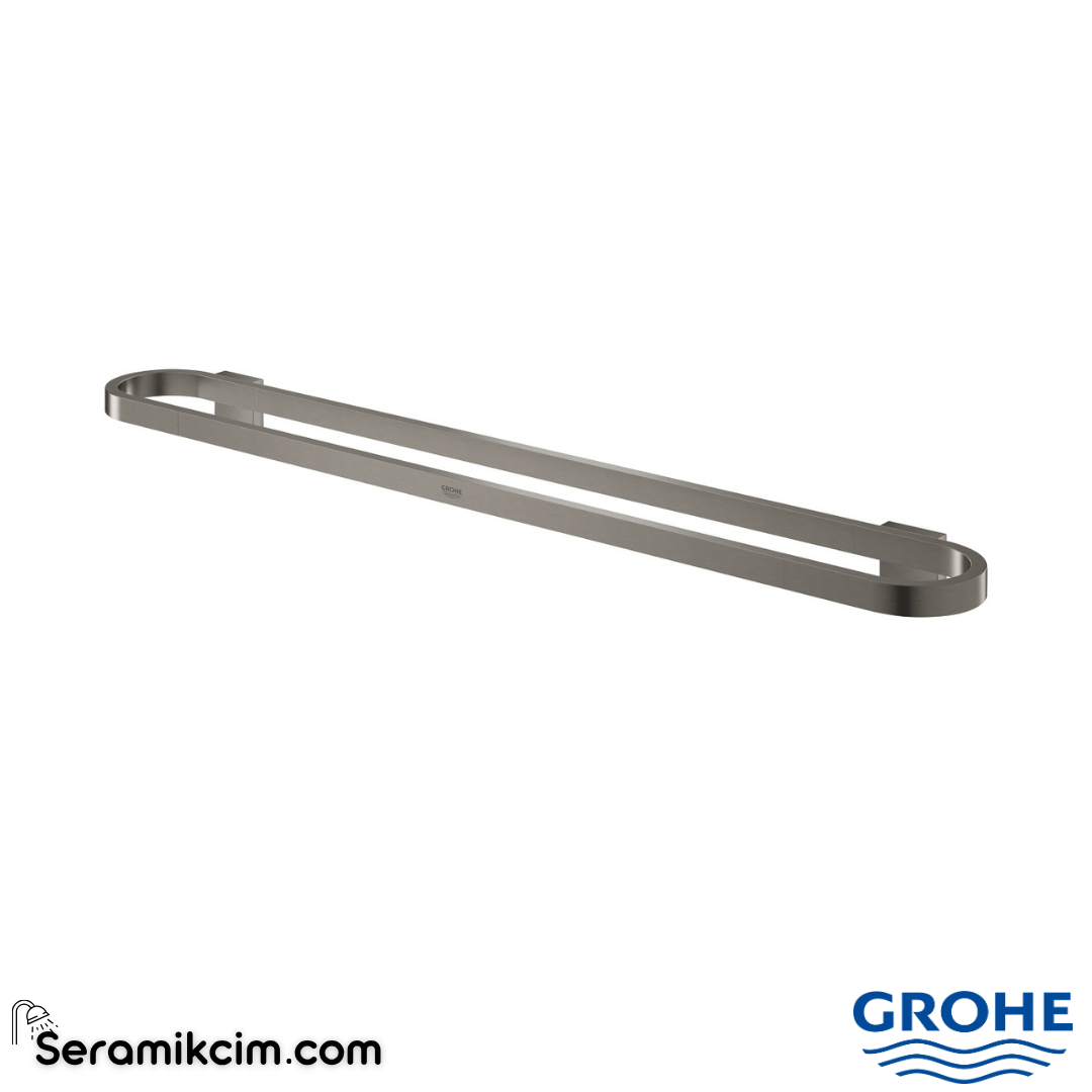 Grohe Selection Havluluk, 60 cm, Fırçalı Sert Grafit 41056AL0 - 41056AL0