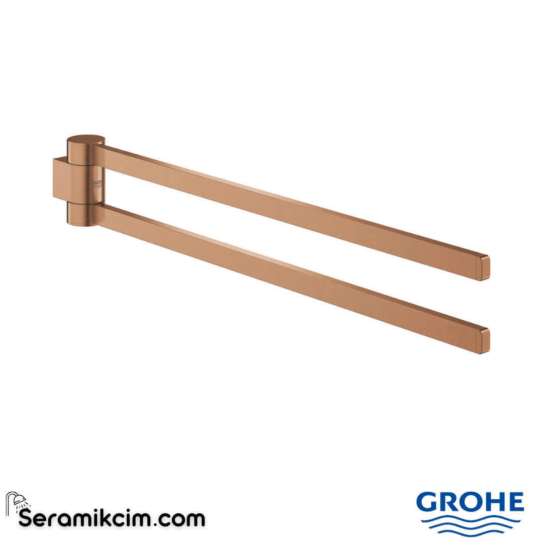 Grohe Selection İkili Döner Havluluk, Parlak Bakır 41063DA0