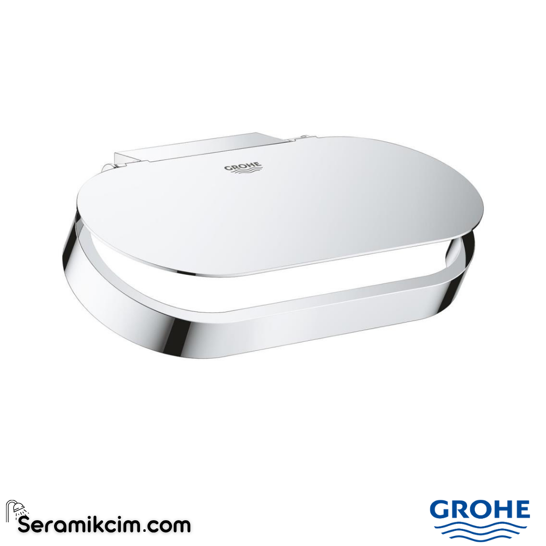 Grohe Selection Kapaklı Tuvalet Kağıtlığı Krom 41069000