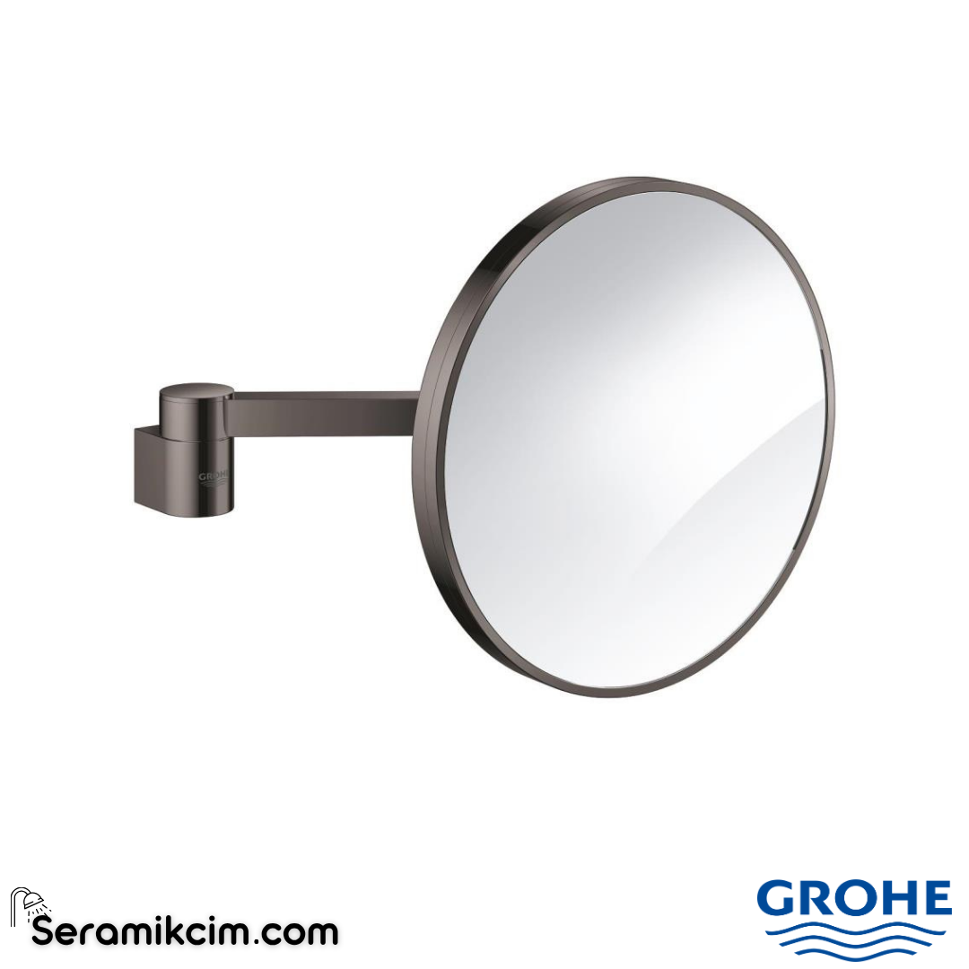 Grohe Selection Makyaj ve Tıraş Aynası, Sert Grafit 41077A00 - 41077A00