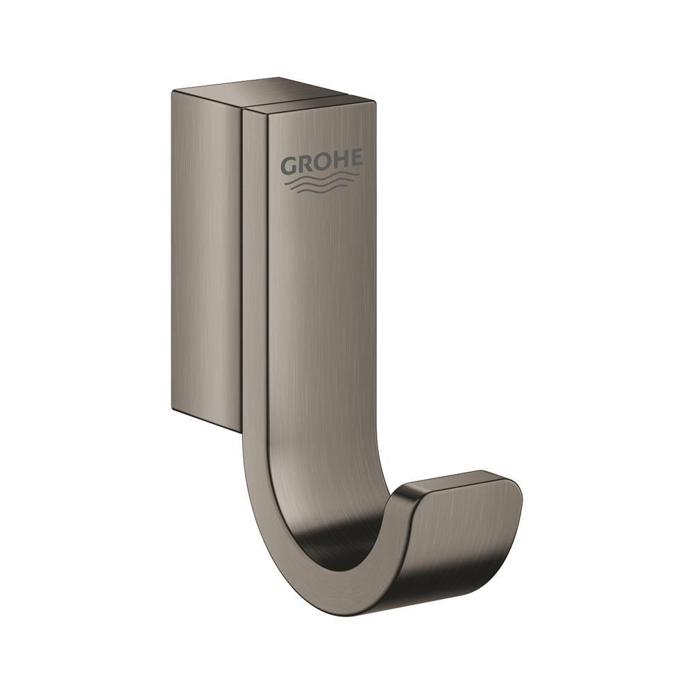 Grohe Selection Tekli Havlu/Bornoz Askısı, Fırçalı Sert Grafit - 41039AL0 - 41039AL0