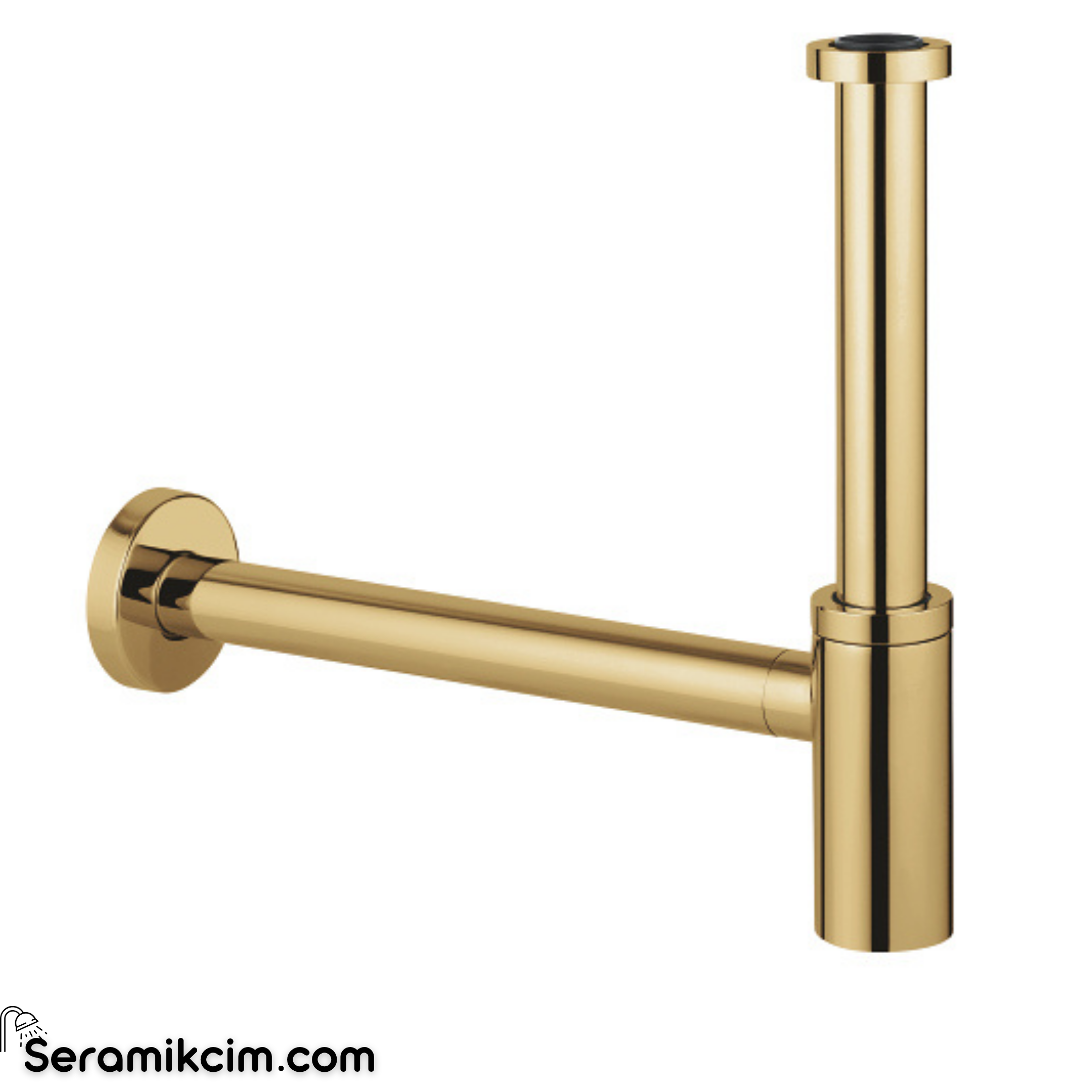 Grohe T-tipi Lavabo Sifonu, Parlak Altın 28912GL0