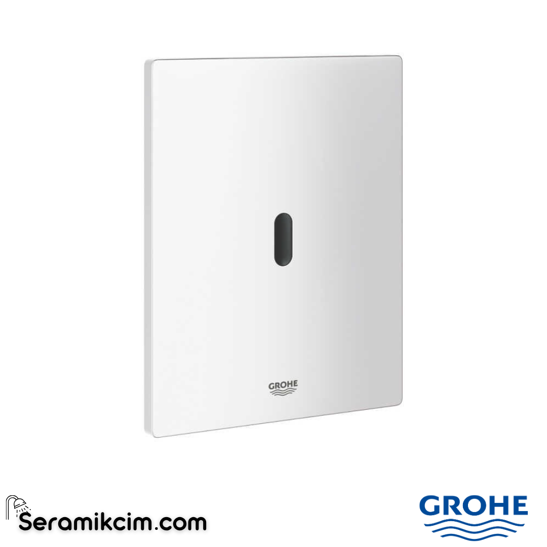 Grohe Tectron Bau E Fotoselli Gömme Rezervuar Kumanda Paneli (Sıva Üstü Grubu, Pilli), Alp Beyazı 39882SH0