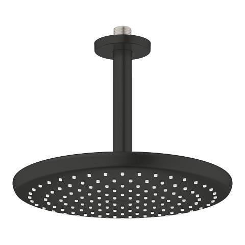 Grohe Tempesta 250 Yuvarlak Tepe Duşu Tek Akışlı, 25 cm (Tavandan Dirsek Dahil), Mat Siyah - 266692430