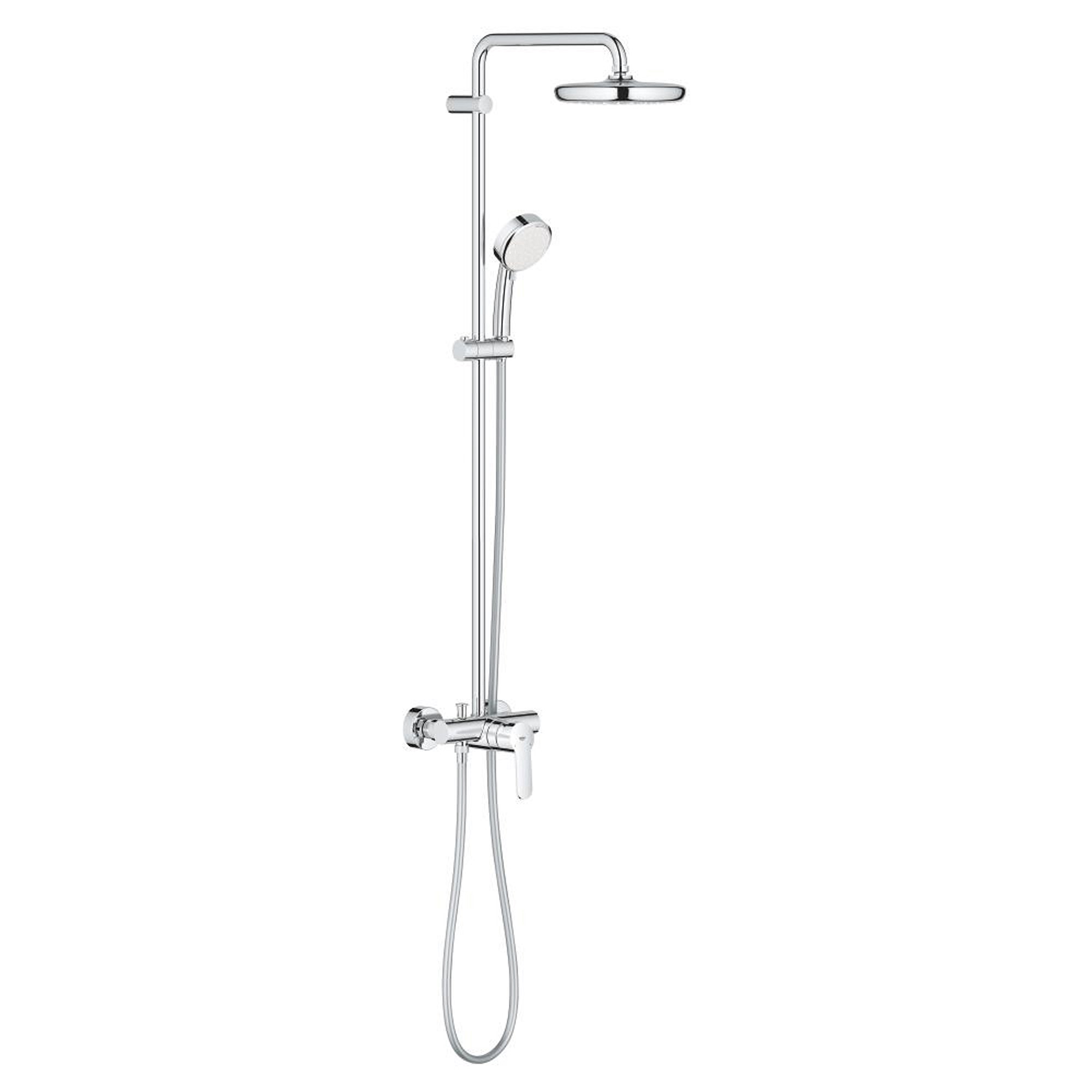 Grohe Tempesta Cosmopolitan System 210 Duvardan Bataryalı Duş Sistemi Krom 26224001