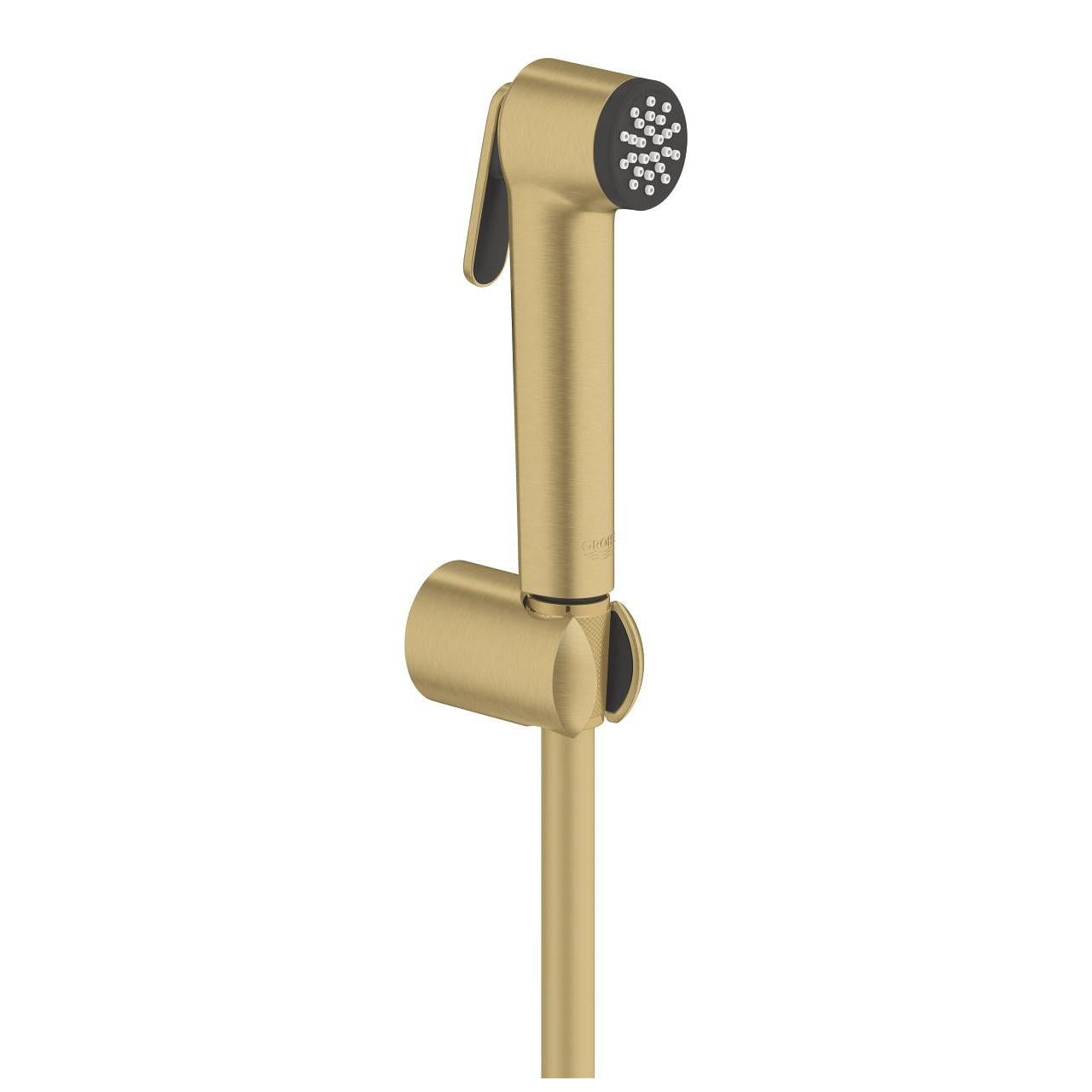 Grohe Tempesta F Taharet Spreyi 30 Duvardan Askılı Set, 1 Fonksiyonlu, Fırçalı Altın 27513GN1