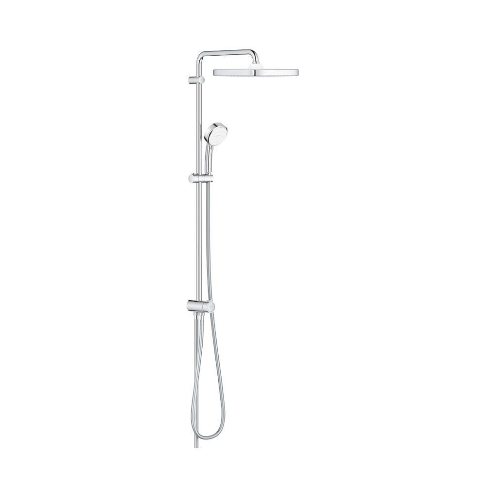 Grohe Tempesta System 250 Duvara Monte Duş Sistemi, Yön Değiştiricili, Krom-Beyaz - 26675000