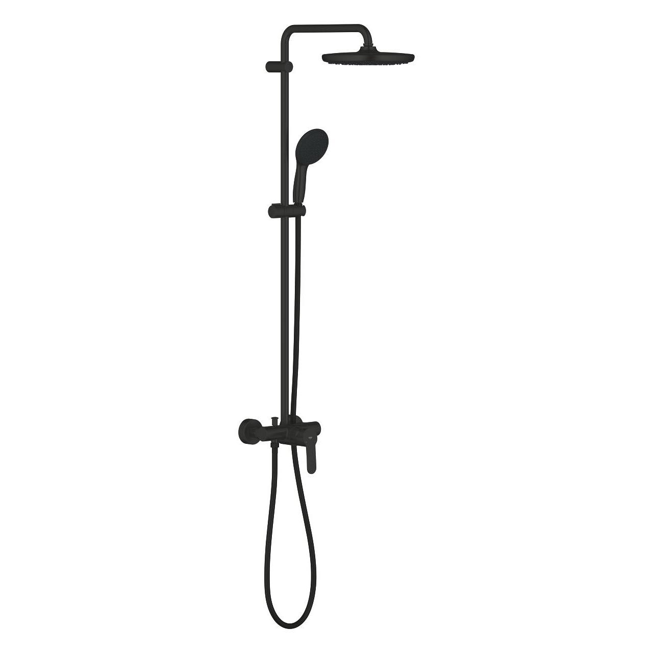 Grohe Tempesta System 250 Duvara Monte Duş Bataryalı Duş Kolonu, Mat Siyah 266732431