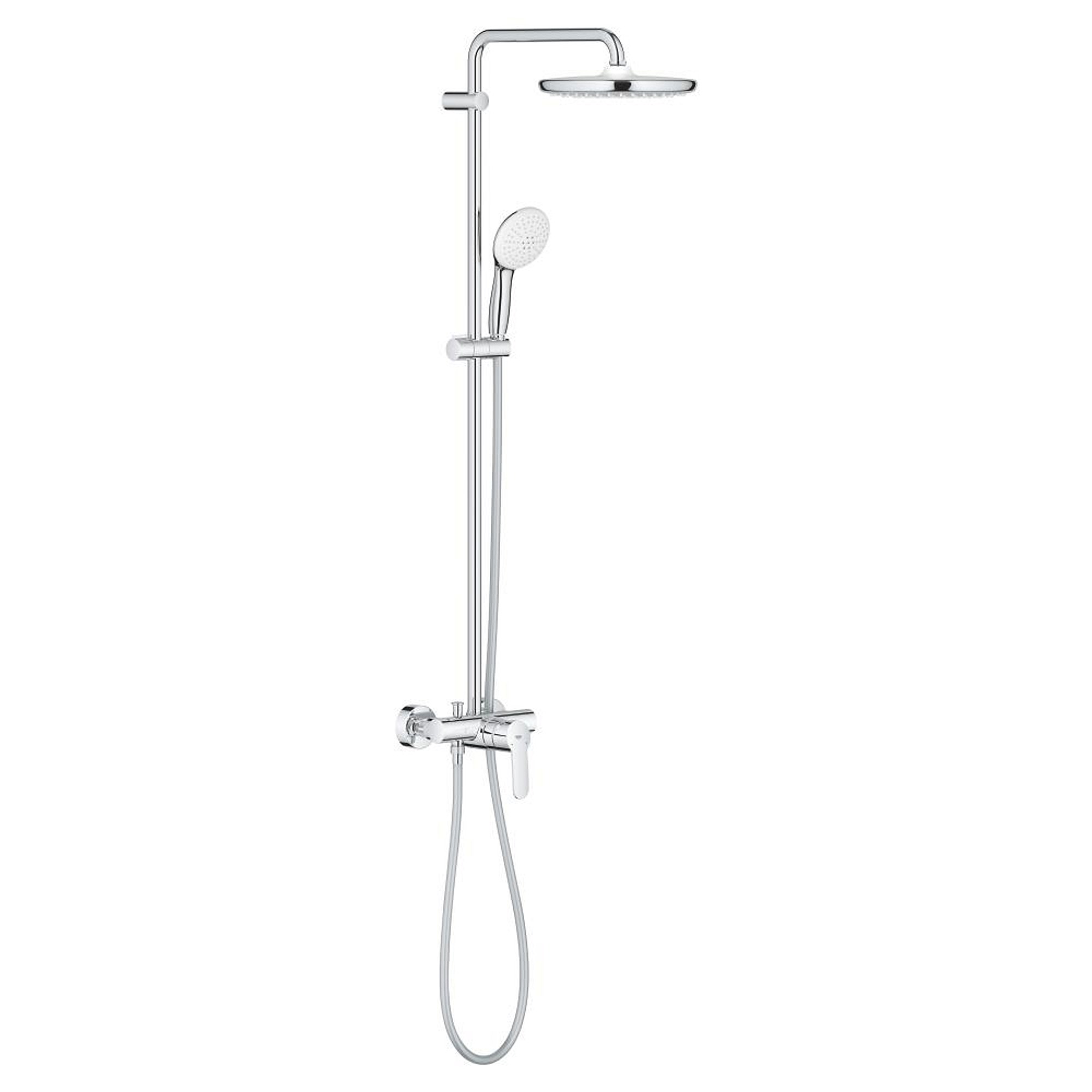 Grohe Tempesta System 250 Duvardan Bataryalı Duş Sistemi Krom 26673001