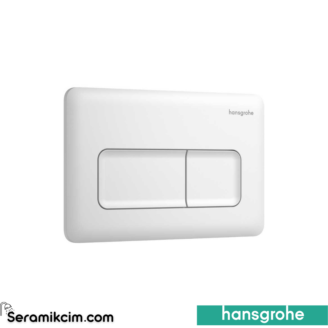 Hansgohe iFrame Original Q Kumanda Kapağı Mat Beyaz 66001700
