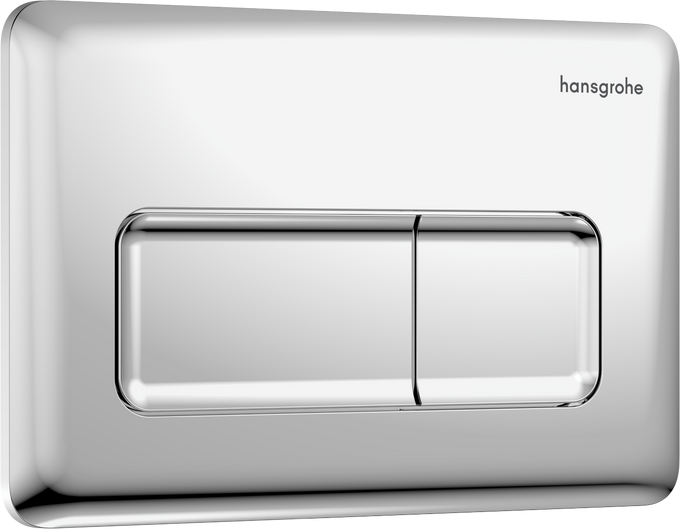 Hansgohe iFrame Original Q Kumanda Kapağı Parlak Krom 66001000