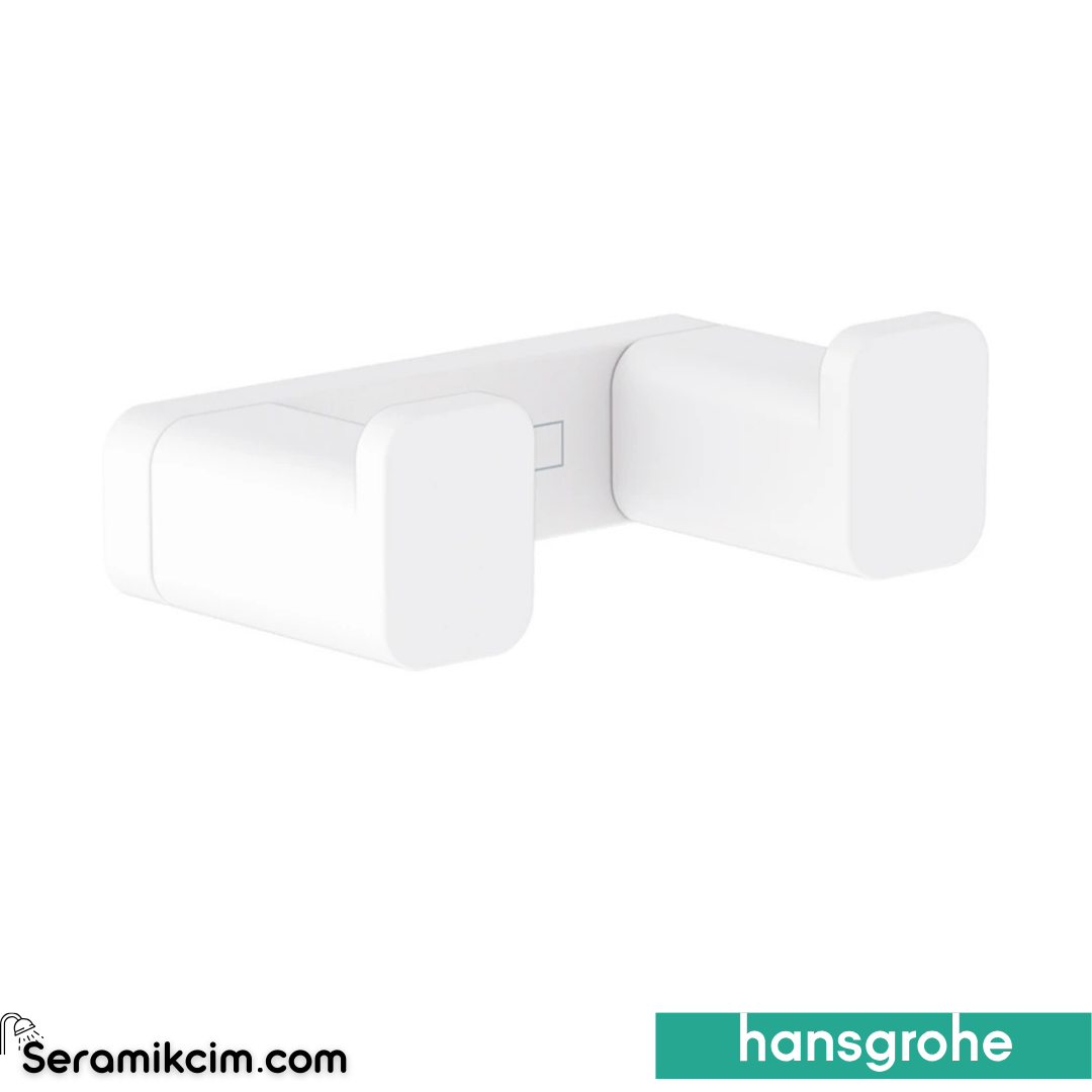 Hansgrohe AddStoris İkili Askı Mat Beyaz 41755700