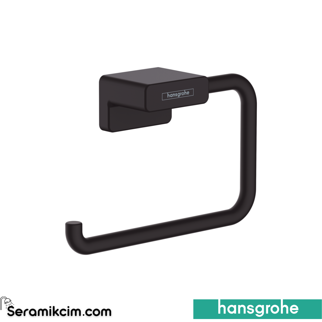 Hansgrohe AddStoris Tuvalet Kağıtlığı Mat Siyah 41771670