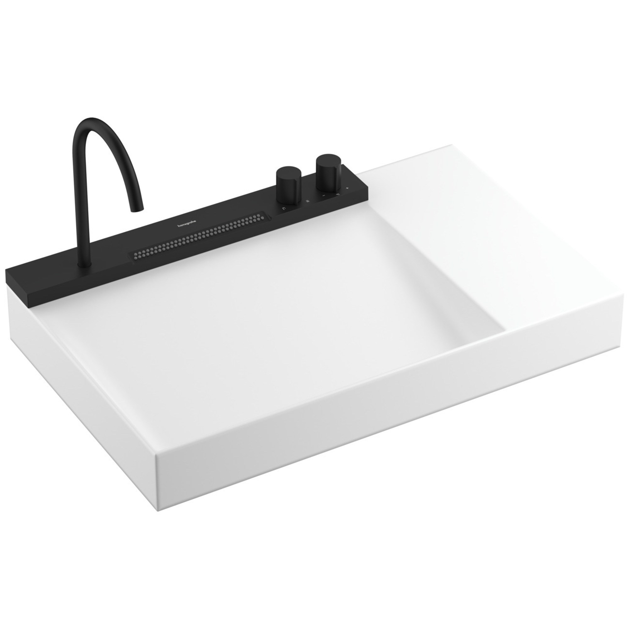 Hansgrohe Avalegra AquaUnit Lavabo ve Batarya Seti 78x47,5 cm Mat Siyah 22473670