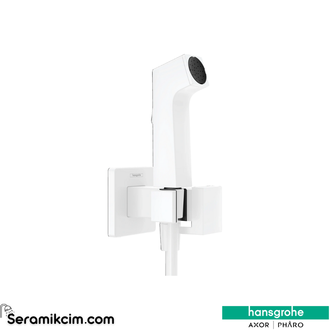 Hansgrohe Bidette Taharet Duşu 1Jet E Ecosmart+ Mat Beyaz 29233700