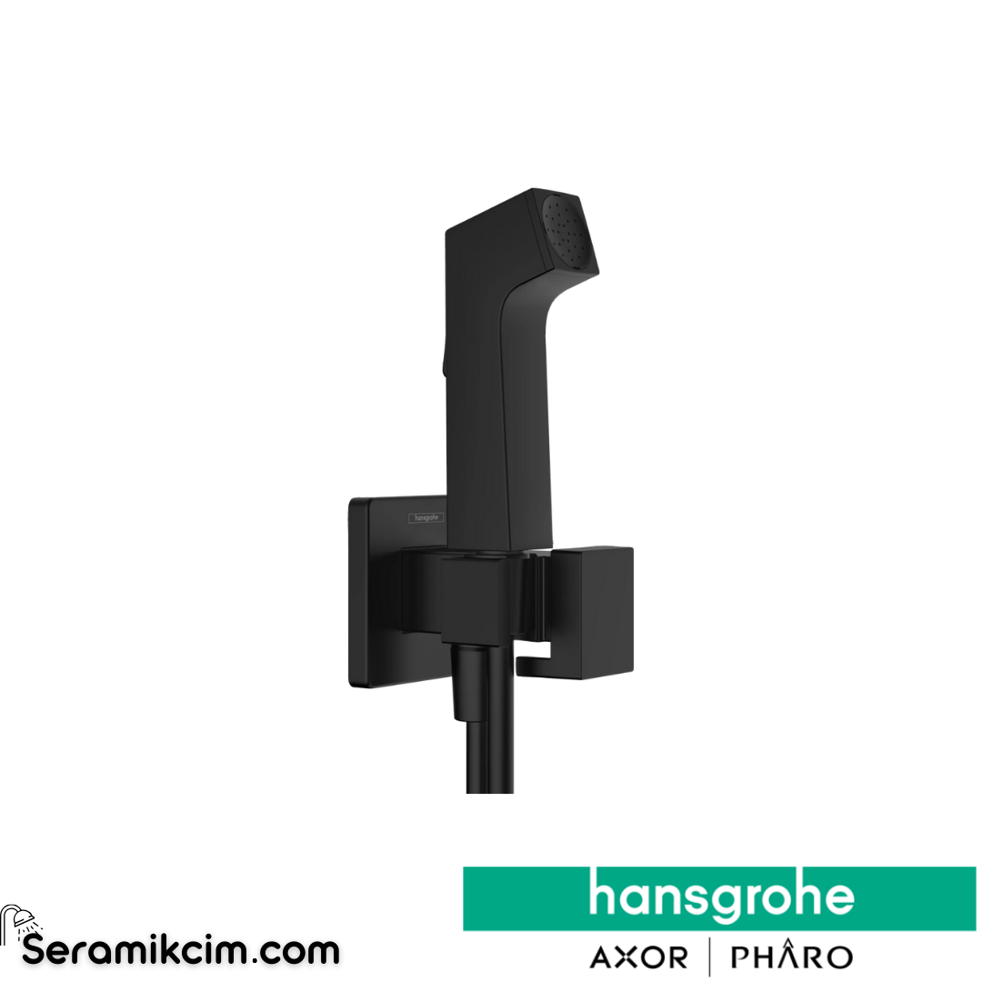 Hansgrohe Bidette Taharet Duşu 1Jet E Ecosmart+ Mat Siyah 29231670